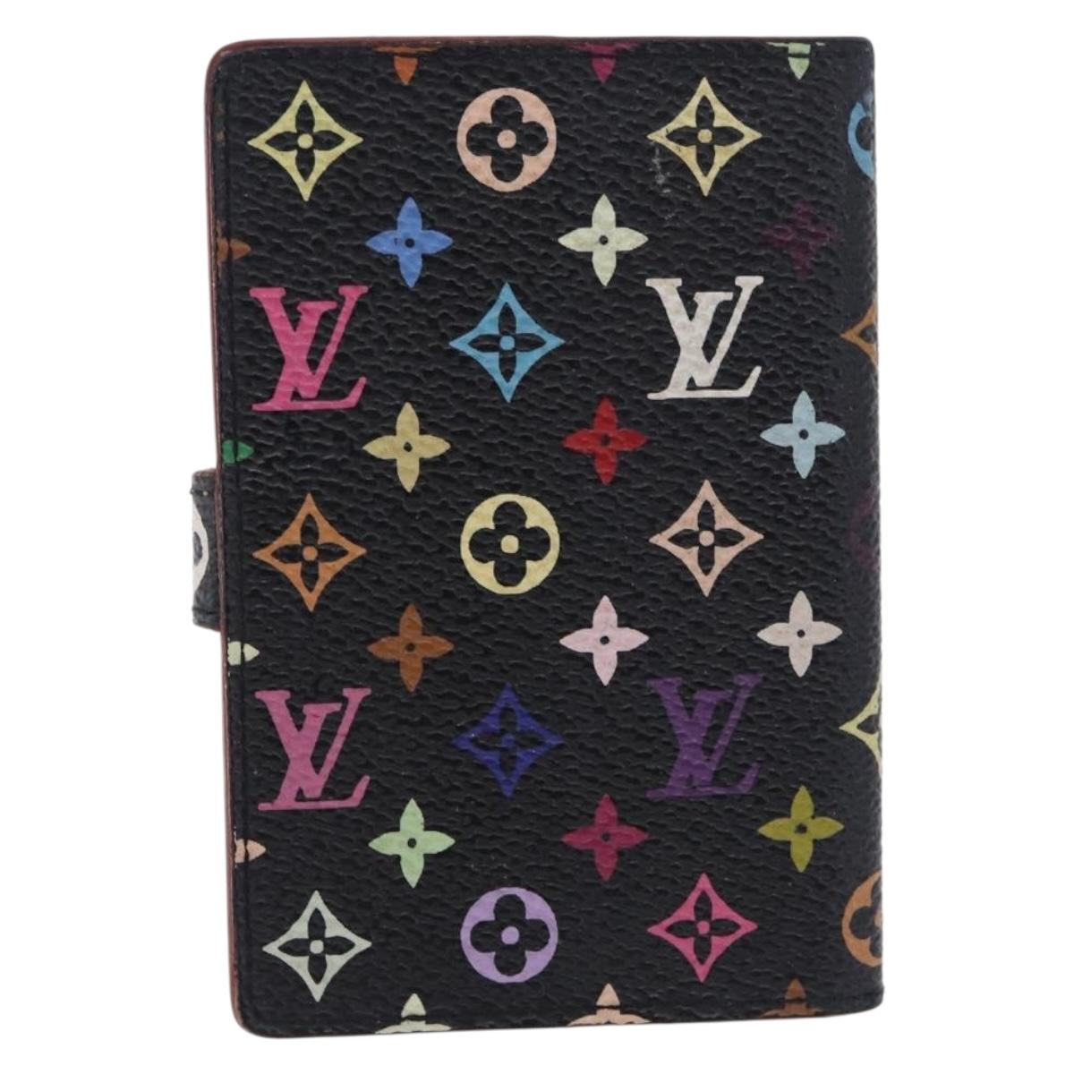 LOUIS VUITTON Multicolor Carnet de Val Mini Agenda M92652 LV Auth bs36442