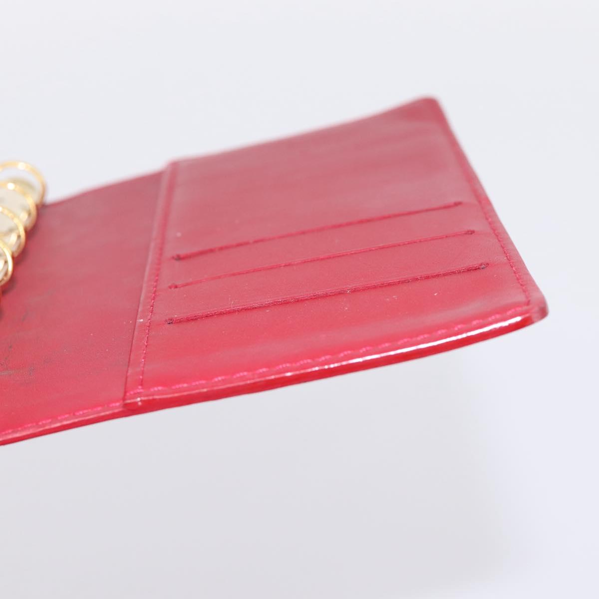 LOUIS VUITTON Monogram Vernis Agenda PM Pomme D'amour R21016 LV Auth bs36443
