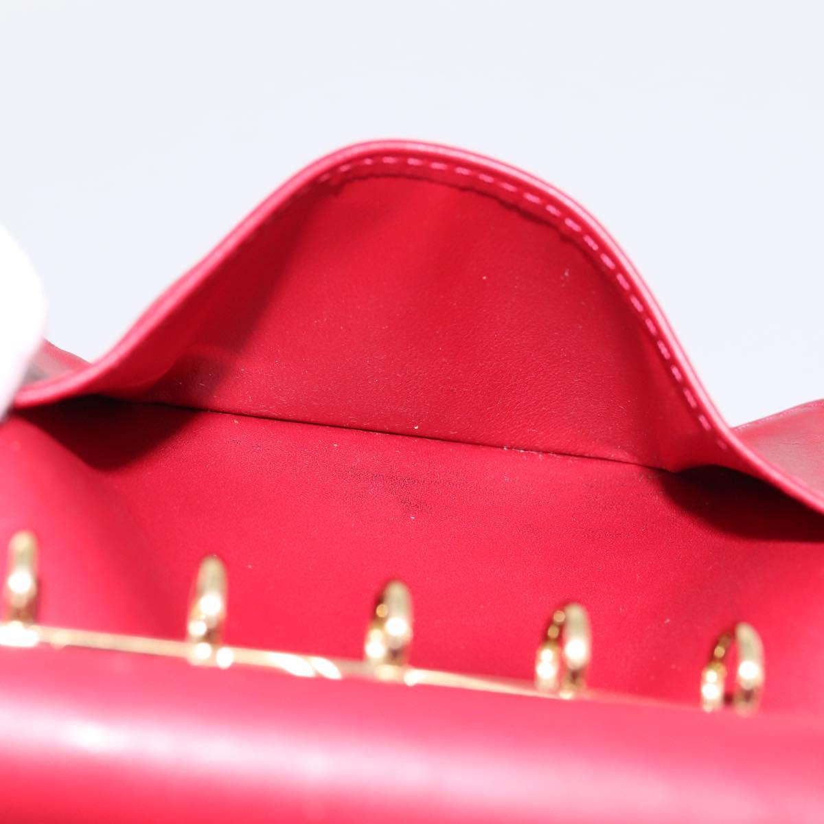 LOUIS VUITTON Monogram Vernis Agenda PM Pomme D'amour R21016 LV Auth bs36443