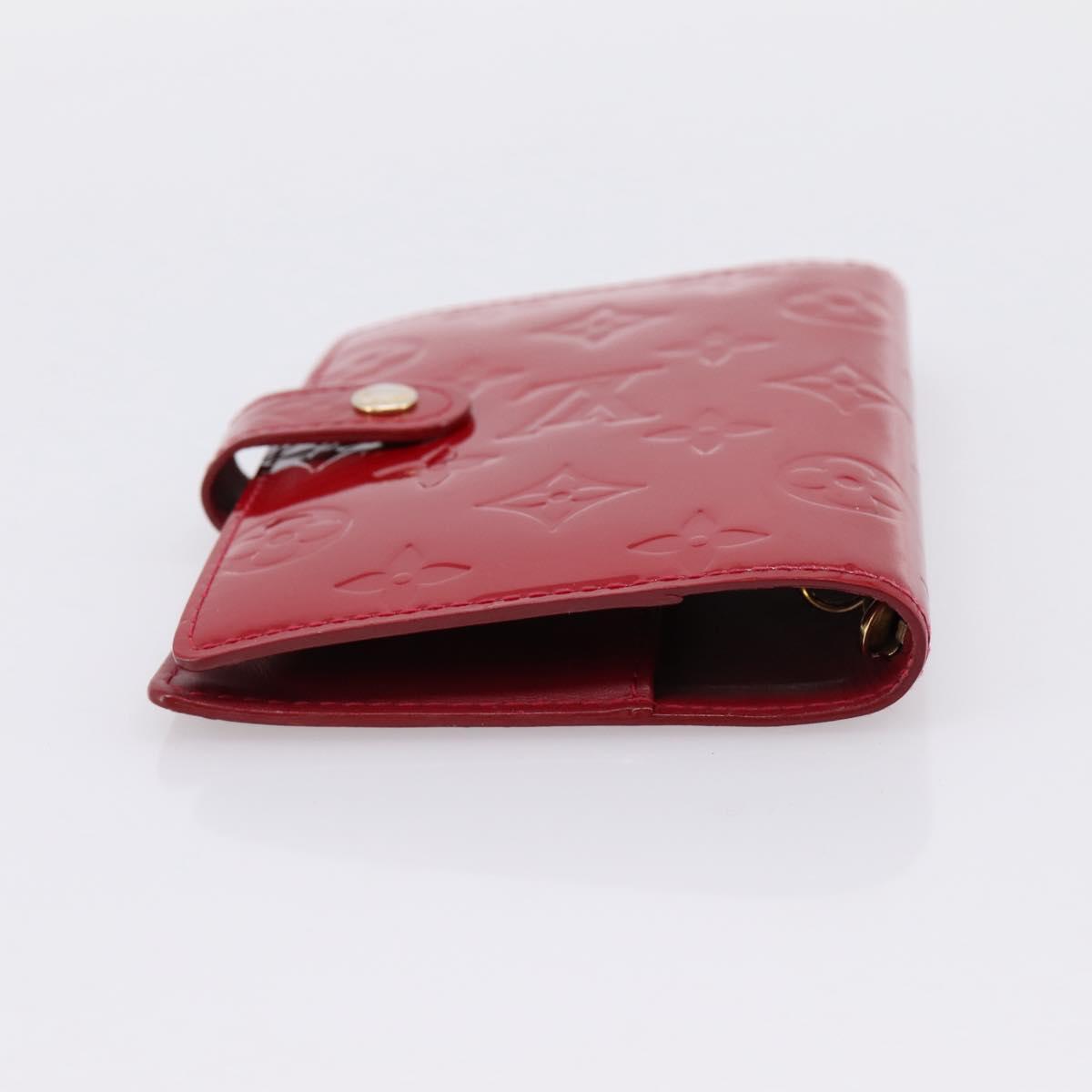 LOUIS VUITTON Monogram Vernis Agenda PM Pomme D'amour R21016 LV Auth bs36443