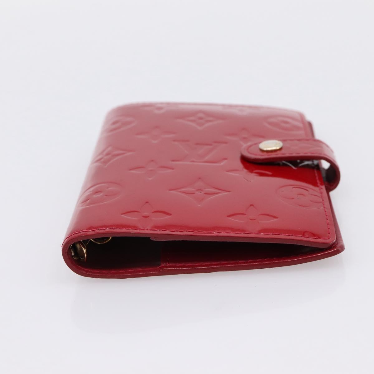 LOUIS VUITTON Monogram Vernis Agenda PM Pomme D'amour R21016 LV Auth bs36443