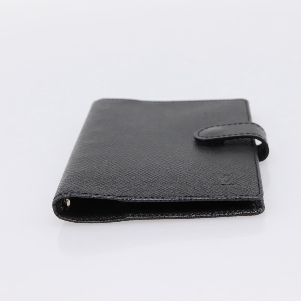 LOUIS VUITTON Taiga Agenda PM Day Planner Cover Ardoise R20426 LV Auth bs36444