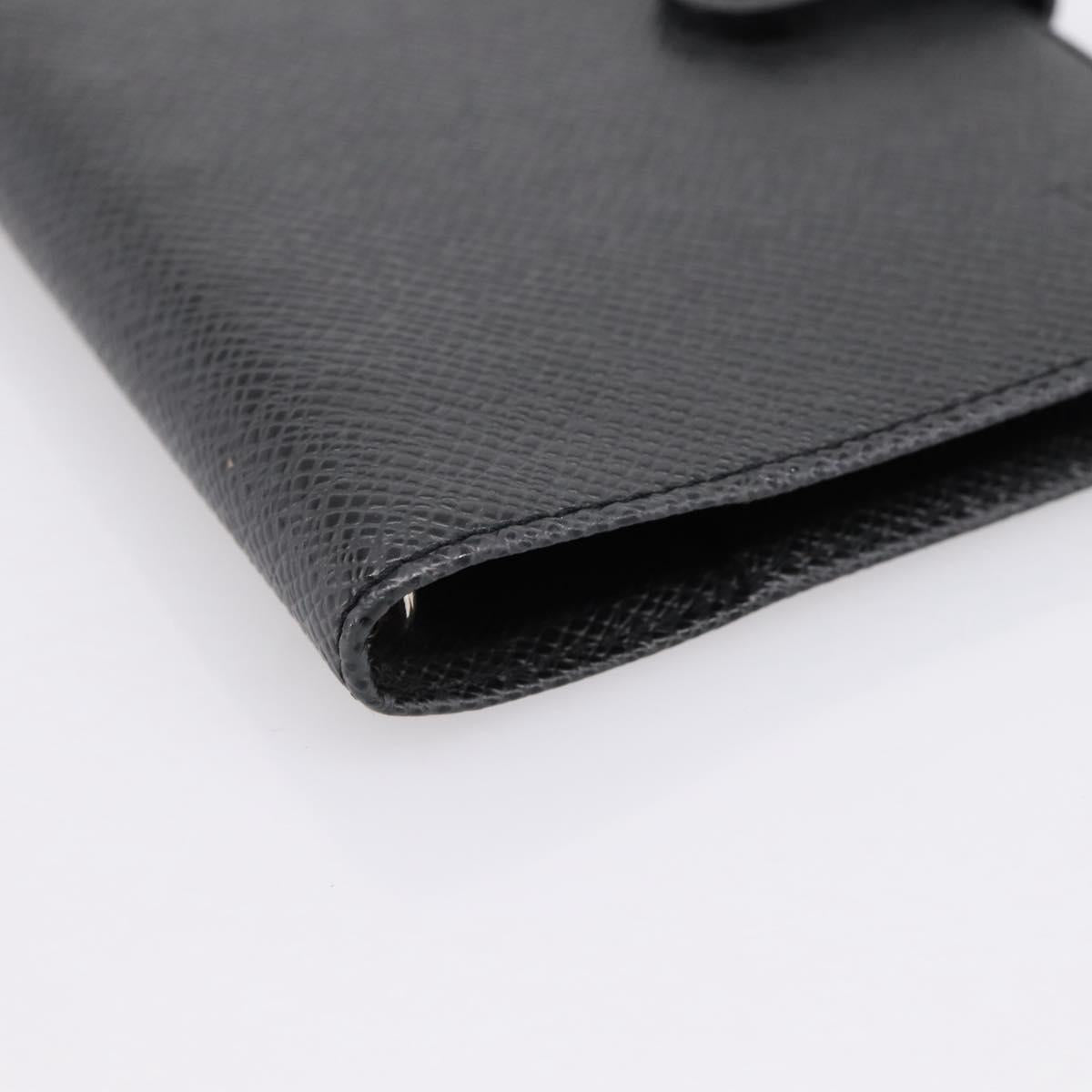 LOUIS VUITTON Taiga Agenda PM Day Planner Cover Ardoise R20426 LV Auth bs36444