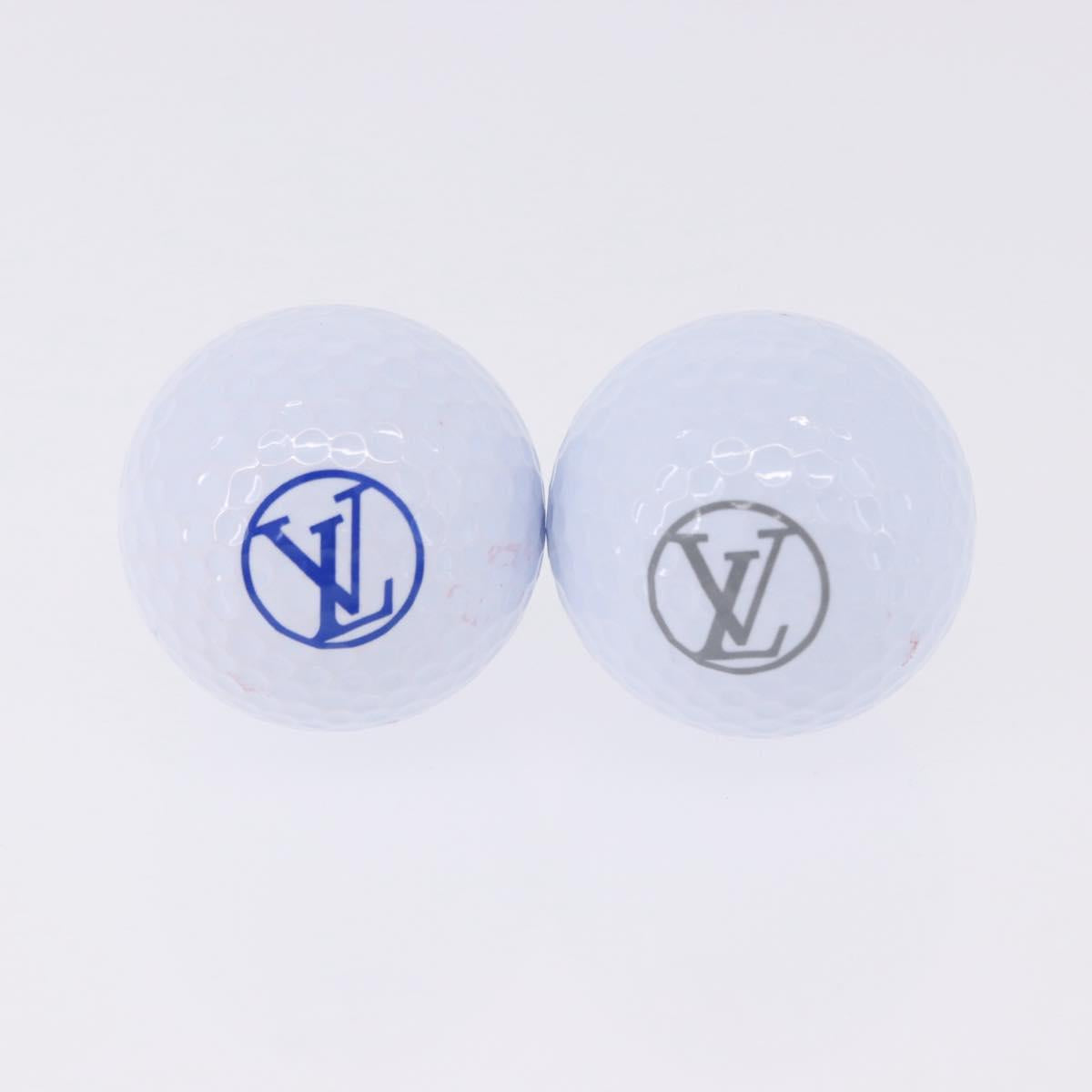 LOUIS VUITTON Monogram Set Golf Andrews Golf Ball Case Red GI0297 Auth bs36446