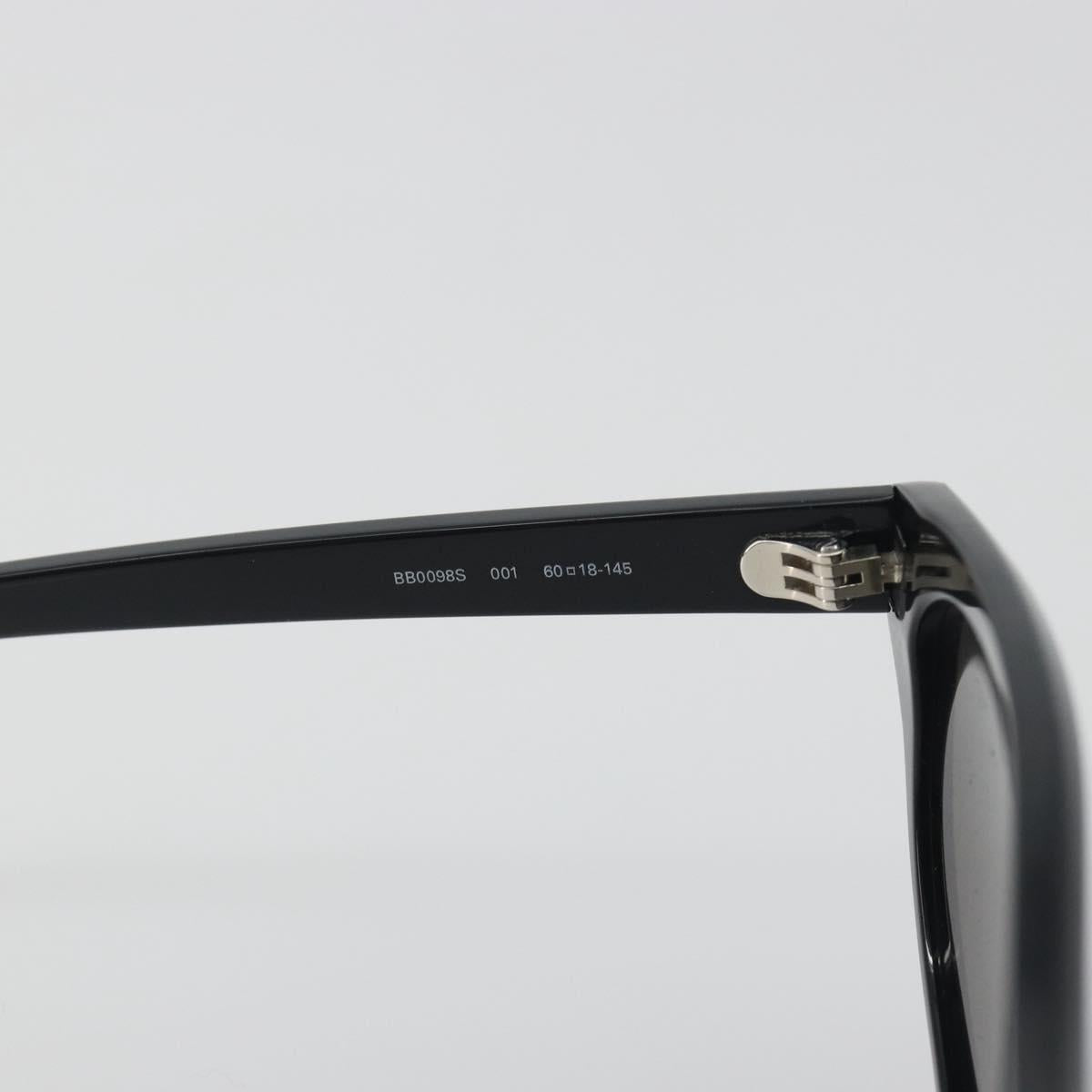 BALENCIAGA Sunglasses Plastic Black White Auth bs36465