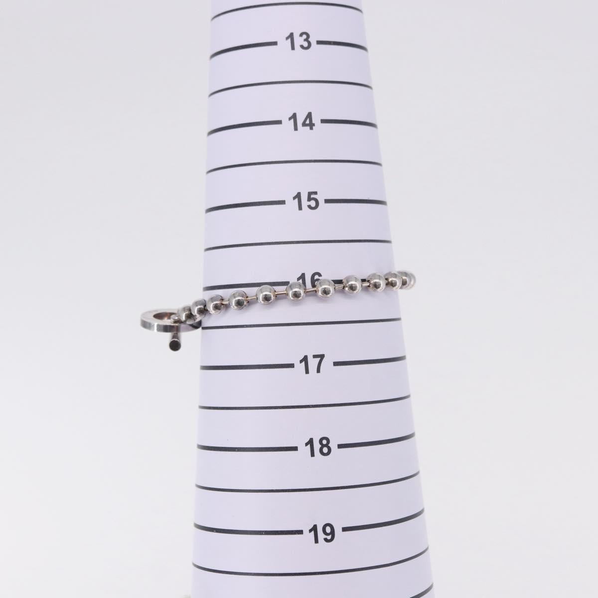 GUCCI Bracelet Ag925 Silver Auth bs36500