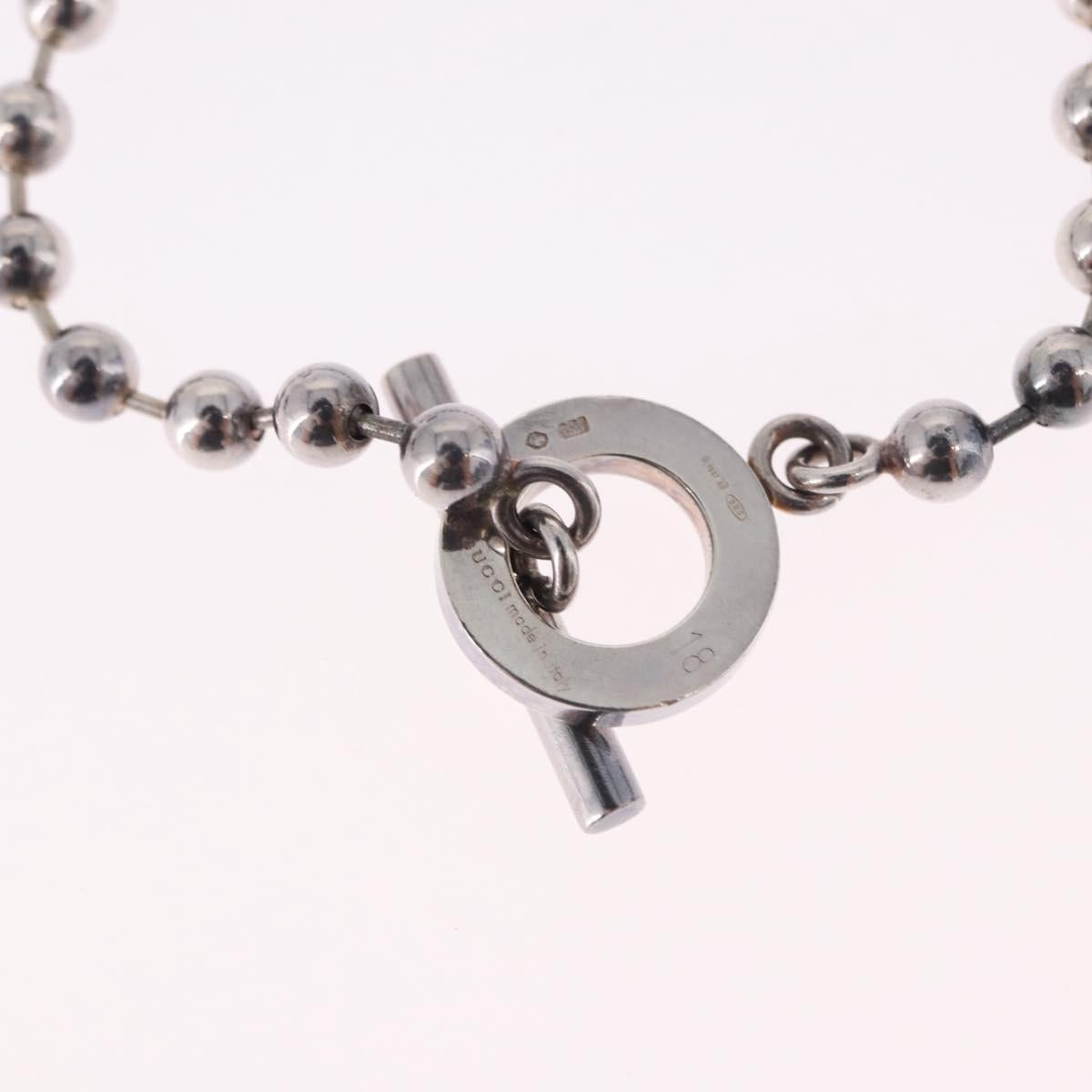 GUCCI Bracelet Ag925 Silver Auth bs36500