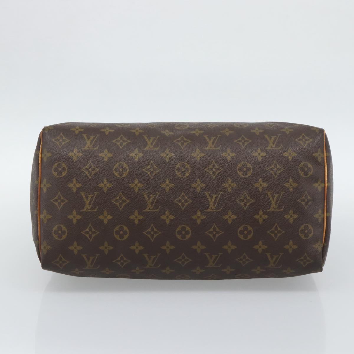 LOUIS VUITTON Monogram Speedy 35 Hand Bag M41524 LV Auth bs36507