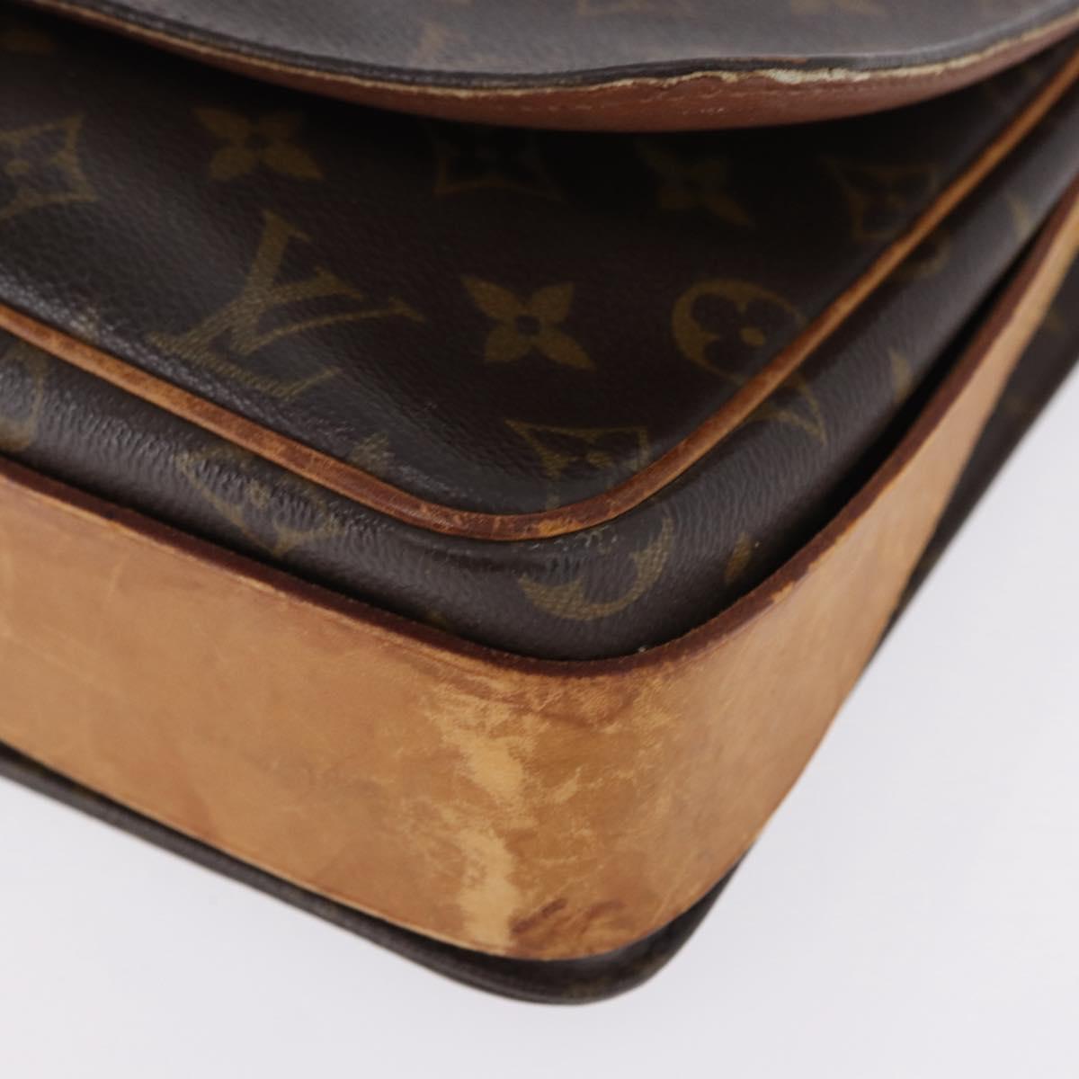 LOUIS VUITTON Monogram Cartouchiere MM Shoulder Bag M51253 LV Auth bs36508