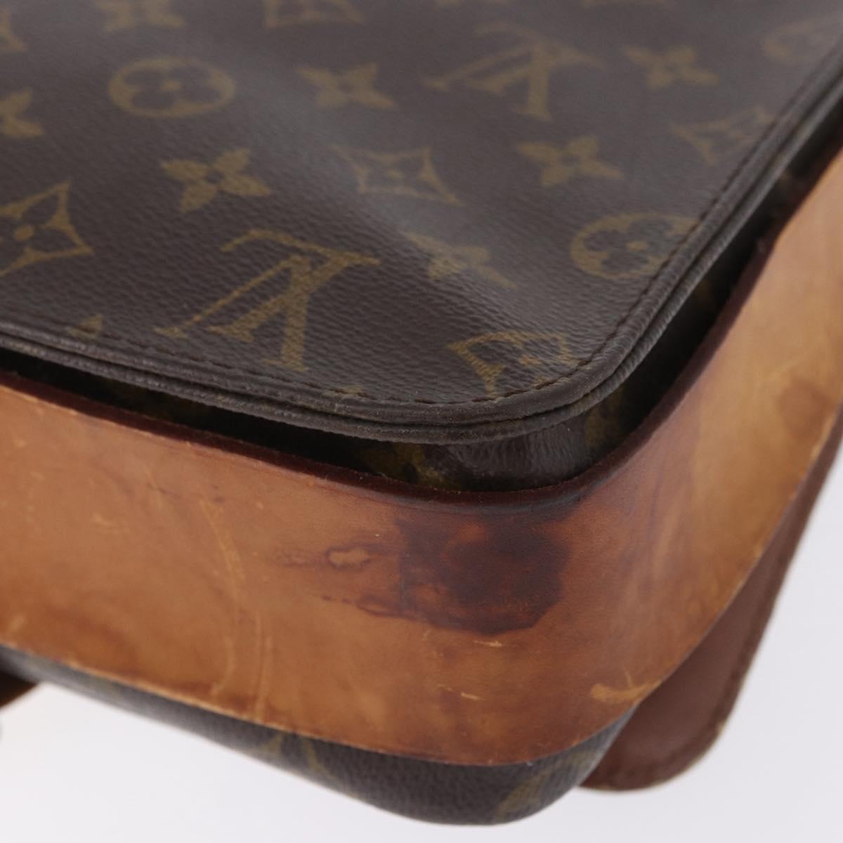 LOUIS VUITTON Monogram Cartouchiere MM Shoulder Bag M51253 LV Auth bs36508