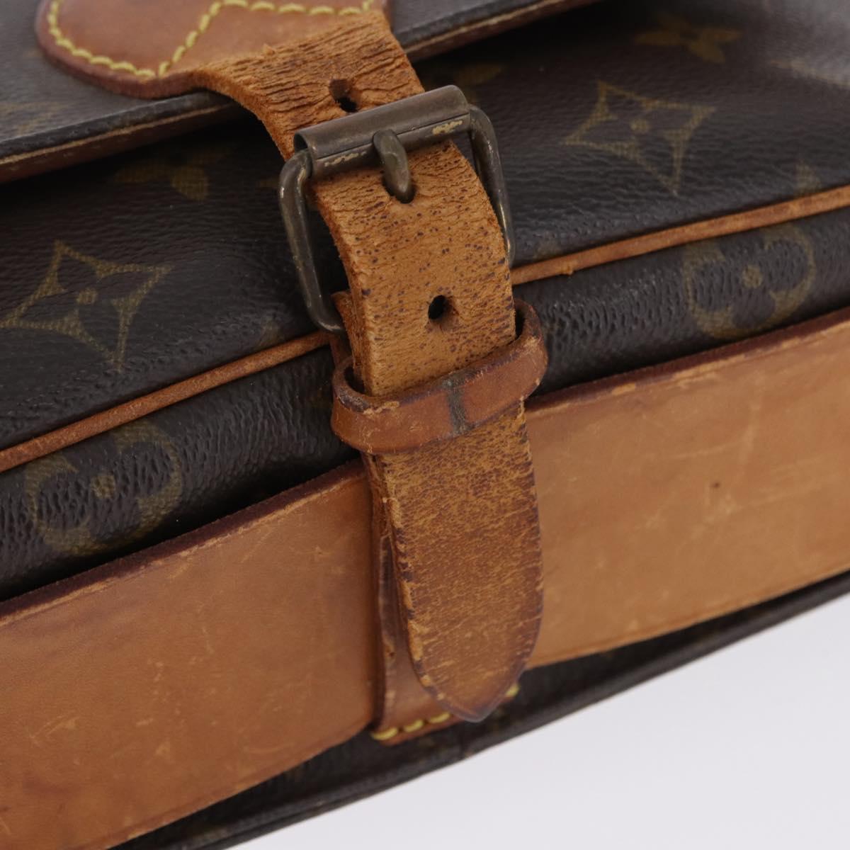 LOUIS VUITTON Monogram Cartouchiere MM Shoulder Bag M51253 LV Auth bs36508