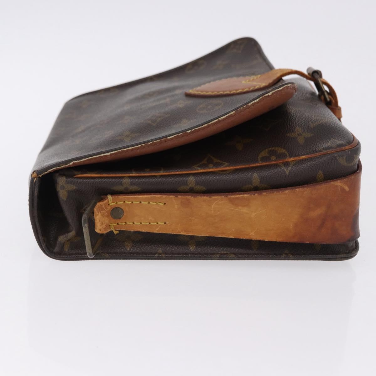 LOUIS VUITTON Monogram Cartouchiere MM Shoulder Bag M51253 LV Auth bs36508