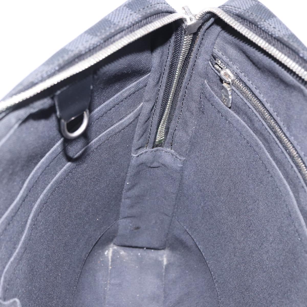 LOUIS VUITTON Damier Graphite Porte Documents Voyage Bag N41125 LV Auth bs36510