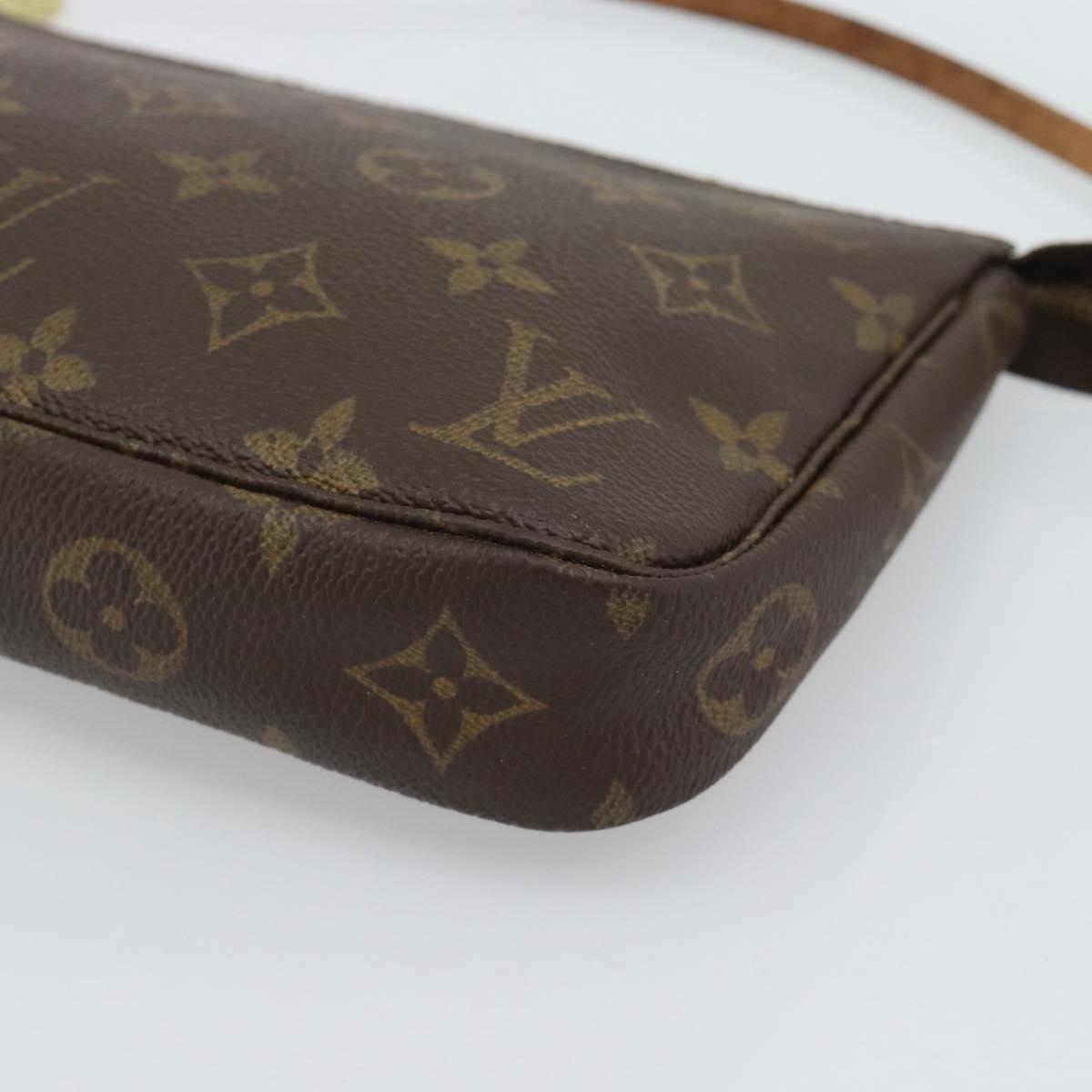LOUIS VUITTON Monogram Pochette Accessoires Pouch M51980 LV Auth bs36516