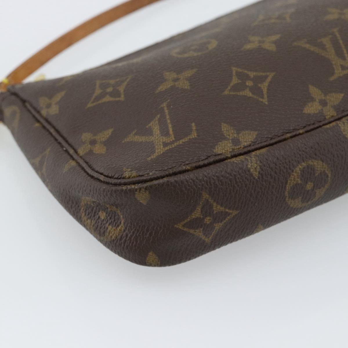 LOUIS VUITTON Monogram Pochette Accessoires Pouch M51980 LV Auth bs36516