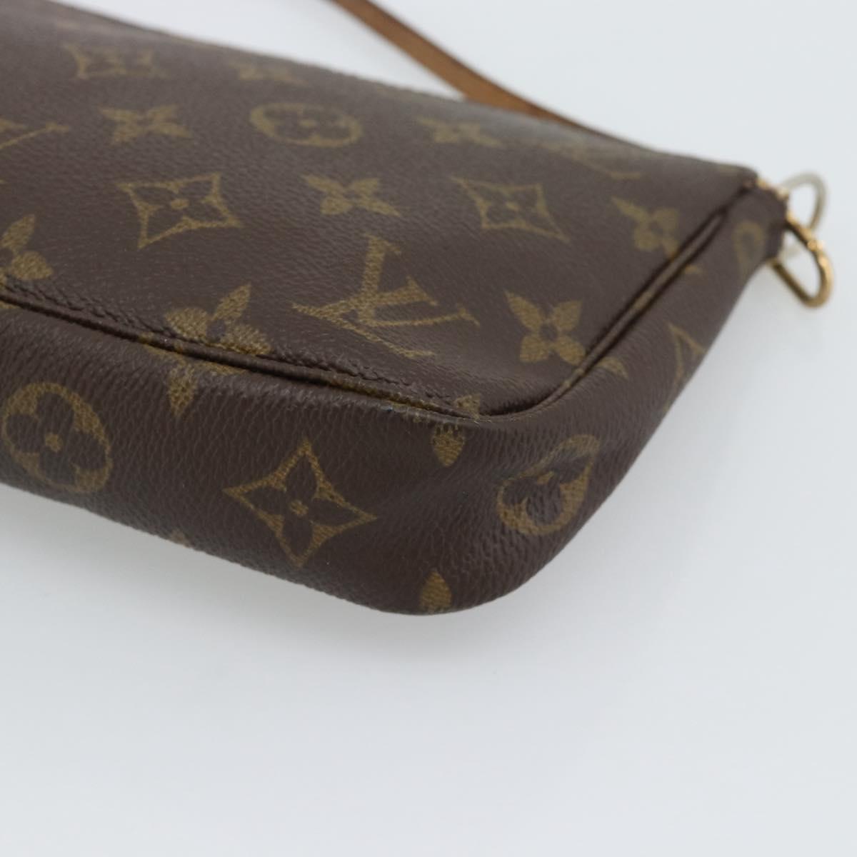LOUIS VUITTON Monogram Pochette Accessoires Pouch M51980 LV Auth bs36516