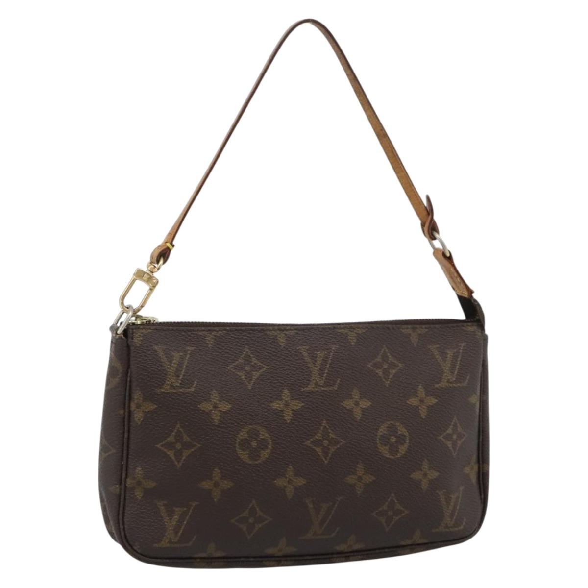 LOUIS VUITTON Monogram Pochette Accessoires Pouch M51980 LV Auth bs36516