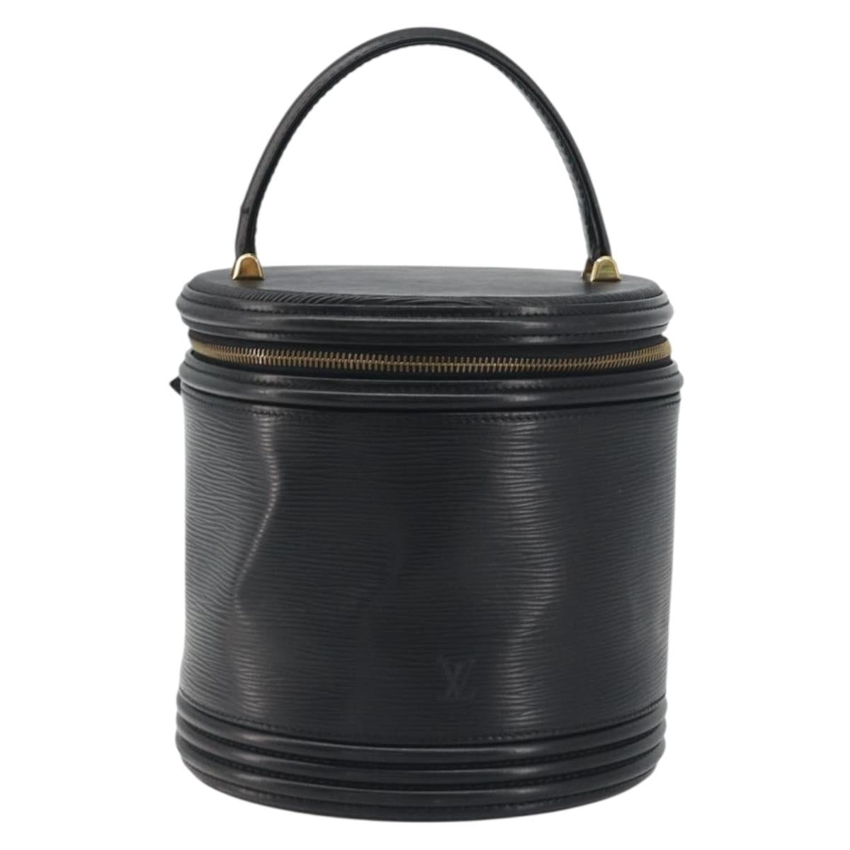 LOUIS VUITTON Epi Cannes Hand Bag Black M48032 LV Auth bs36518