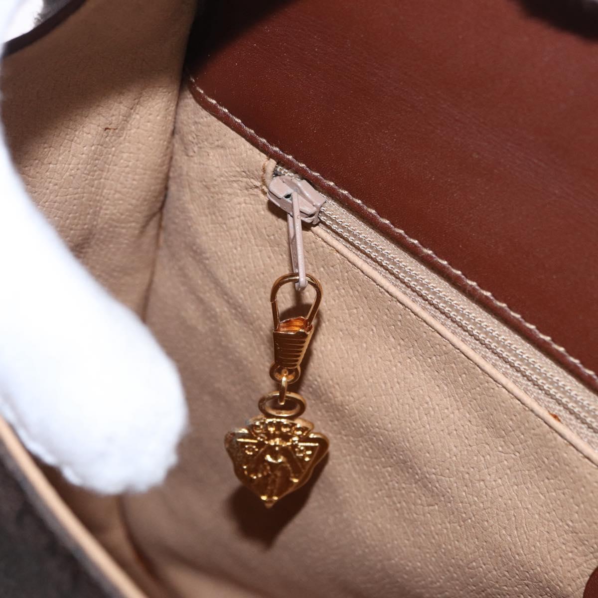 GUCCI GG Canvas Shoulder Bag Brown Gold 001 261 0613 Auth bs36525