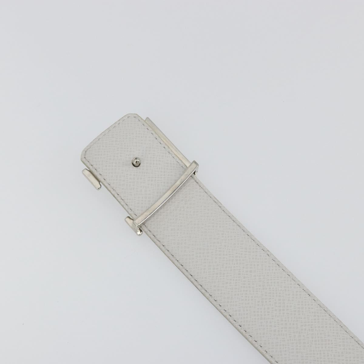 LOUIS VUITTON Monogram Eclipse Taigalama Ceinture LV Initials M0158 Auth bs36534