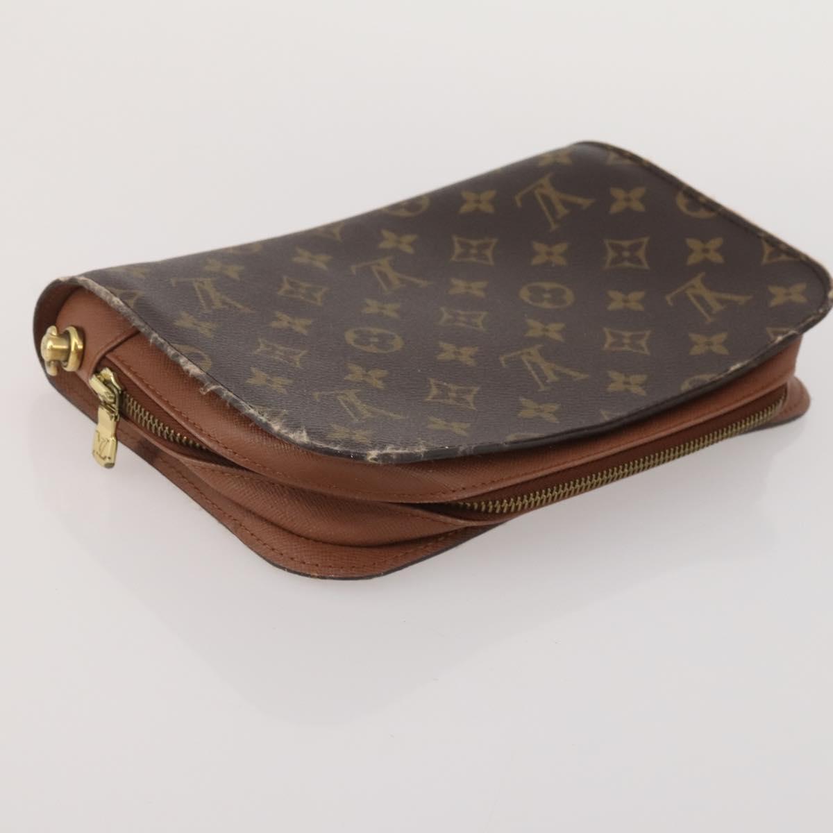 LOUIS VUITTON Monogram Clutch Bag 4 Set LV Auth bs36548