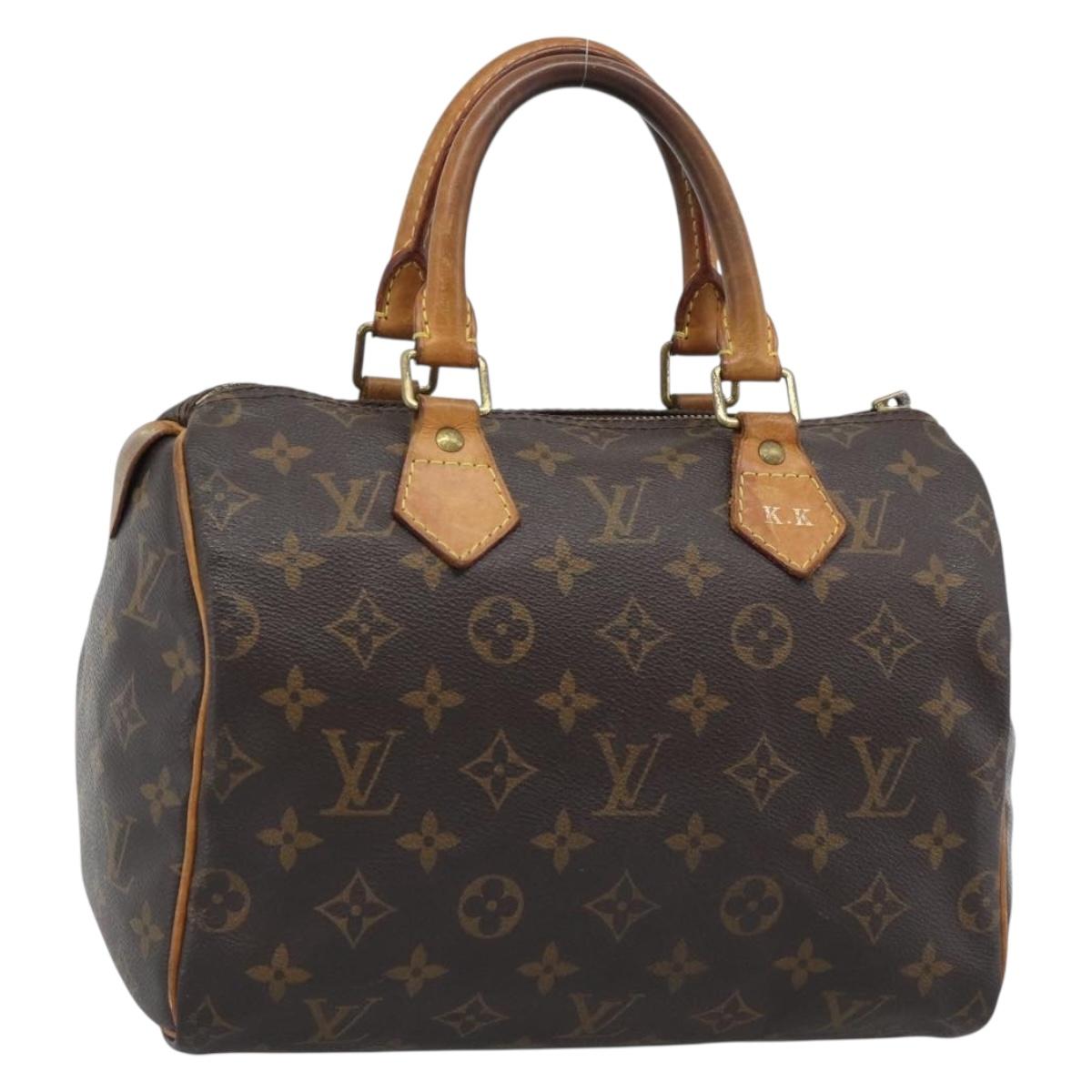 LOUIS VUITTON Monogram Speedy 25 Hand Bag M41528 LV Auth bs36577