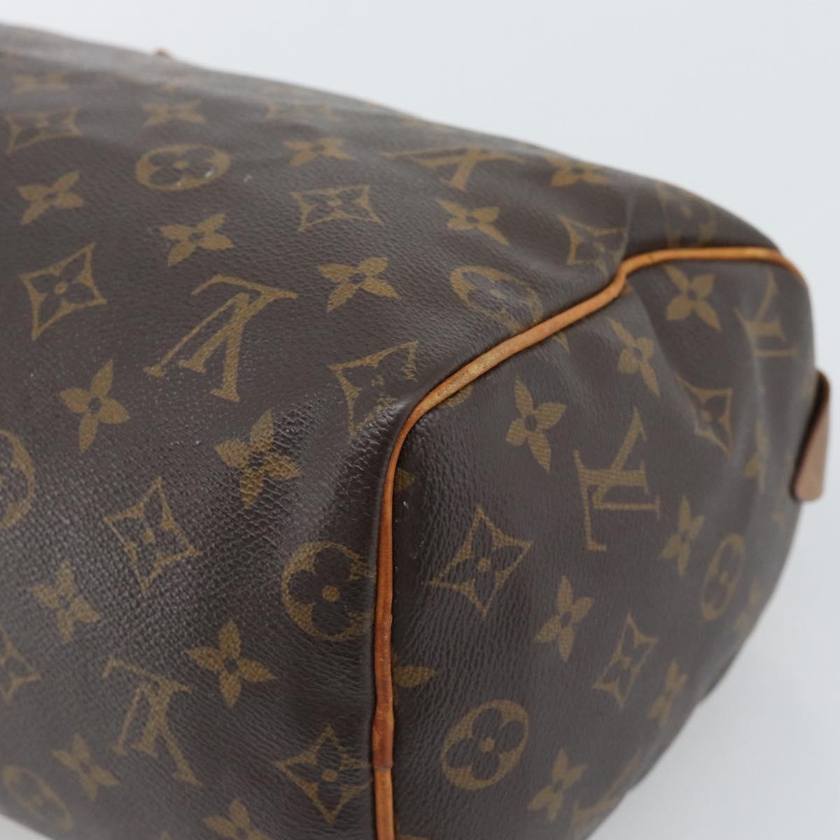 LOUIS VUITTON Monogram Speedy 25 Hand Bag M41528 LV Auth bs36577