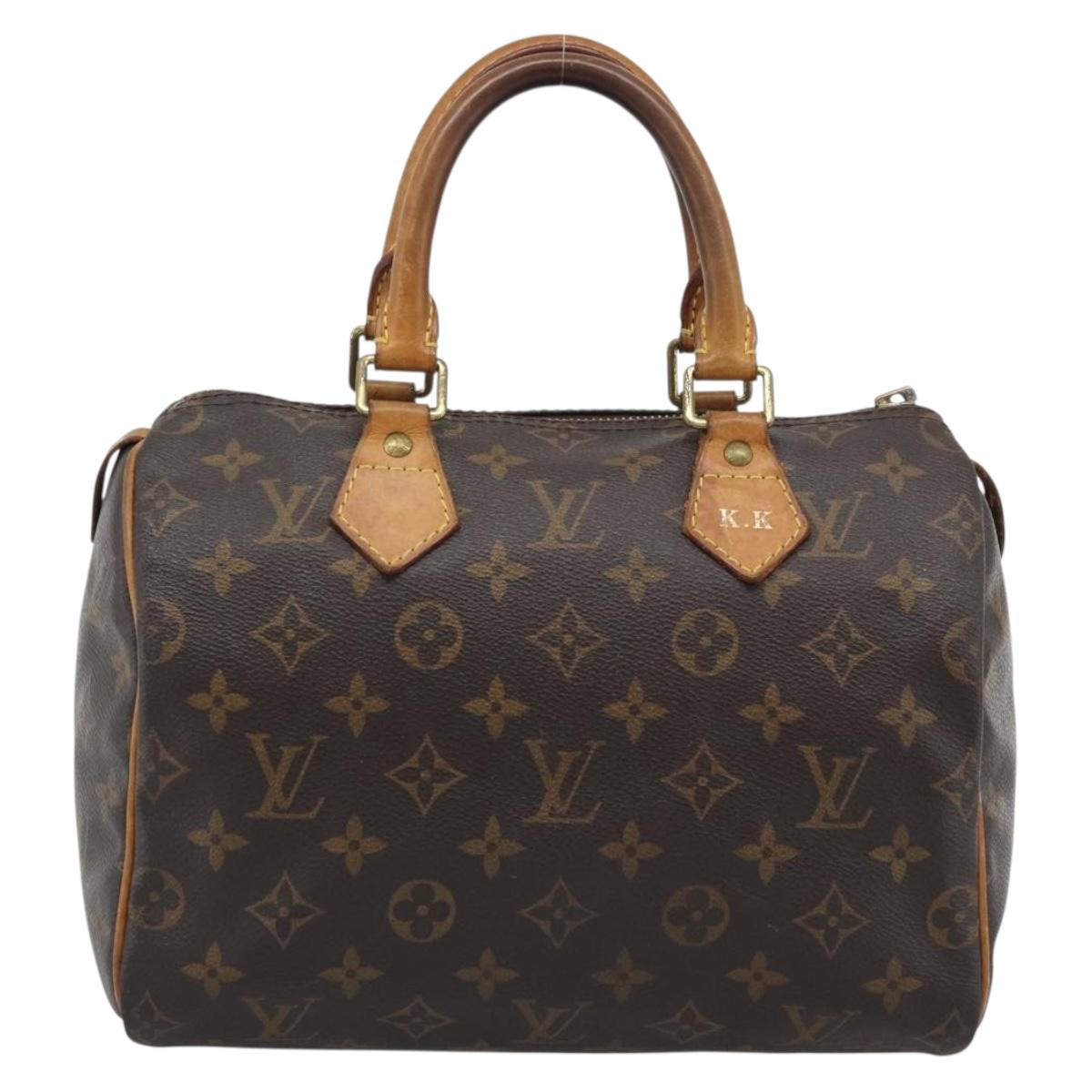 LOUIS VUITTON Monogram Speedy 25 Hand Bag M41528 LV Auth bs36577