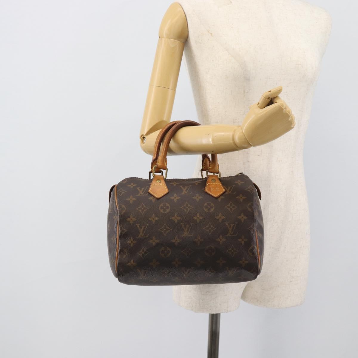 LOUIS VUITTON Monogram Speedy 25 Hand Bag M41528 LV Auth bs36577