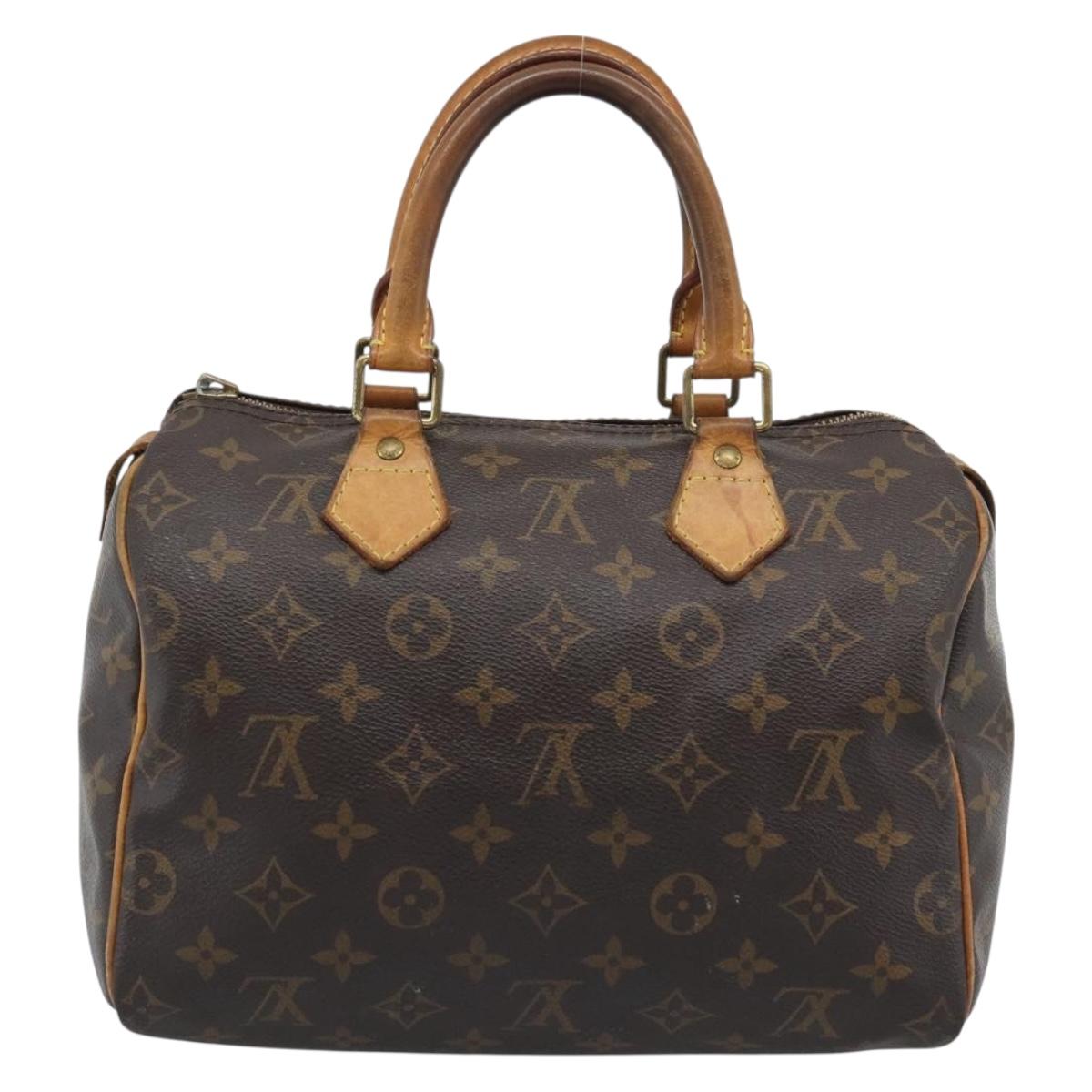 LOUIS VUITTON Monogram Speedy 25 Hand Bag M41528 LV Auth bs36577
