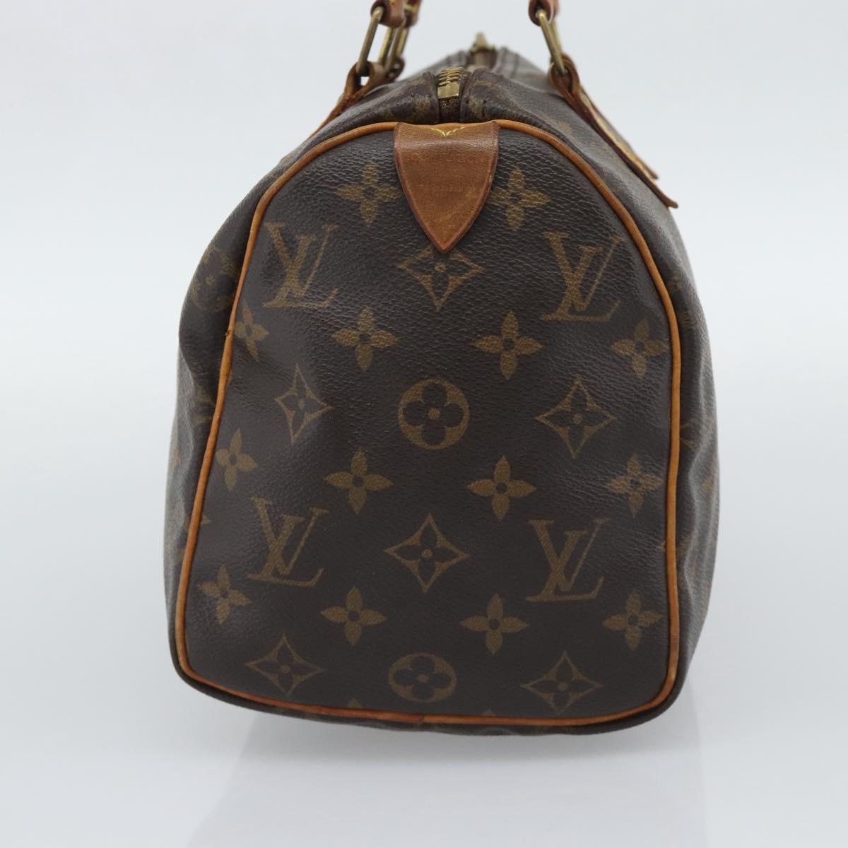 LOUIS VUITTON Monogram Speedy 25 Hand Bag M41528 LV Auth bs36577