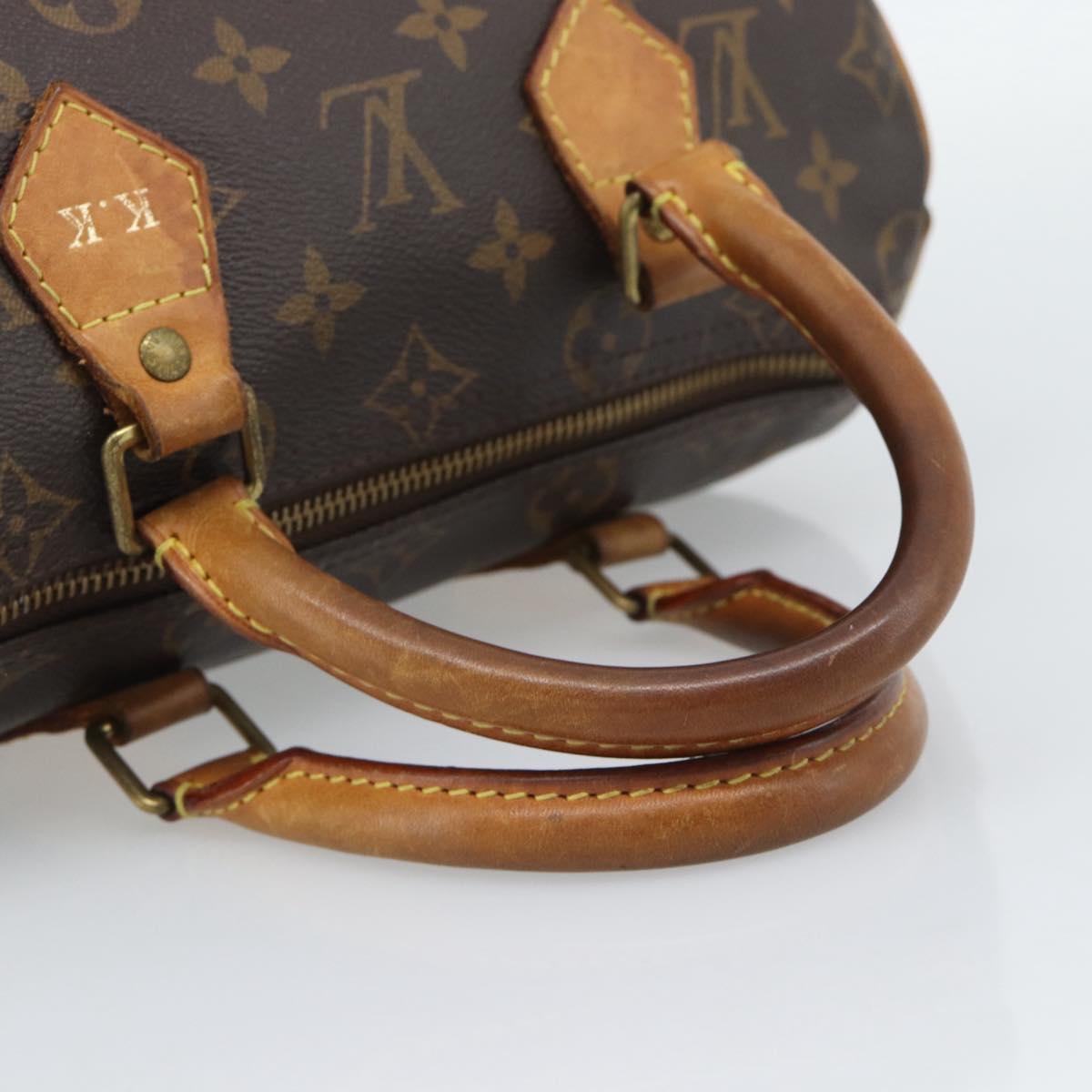 LOUIS VUITTON Monogram Speedy 25 Hand Bag M41528 LV Auth bs36577