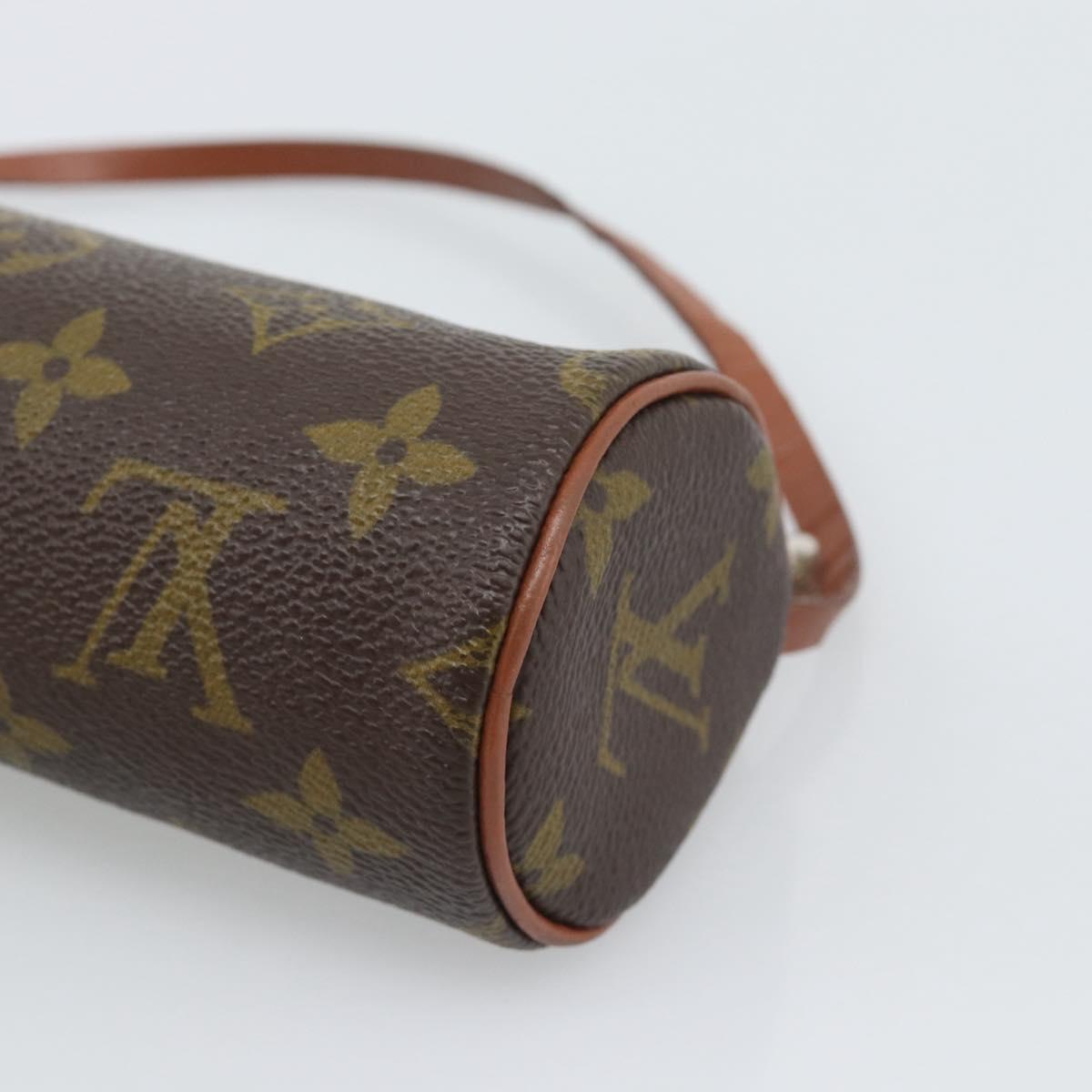 LOUIS VUITTON Monogram Papillon Pouch LV Auth bs36578