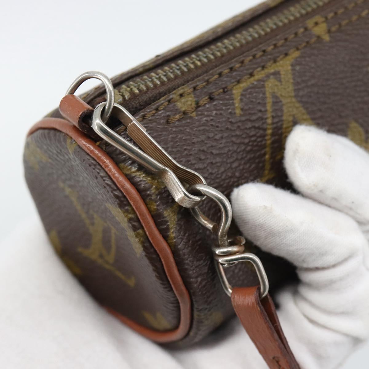 LOUIS VUITTON Monogram Papillon Pouch LV Auth bs36578