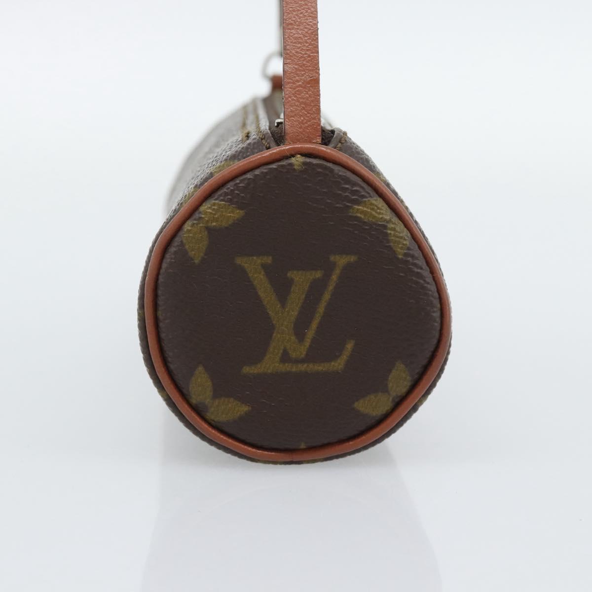 LOUIS VUITTON Monogram Papillon Pouch LV Auth bs36578