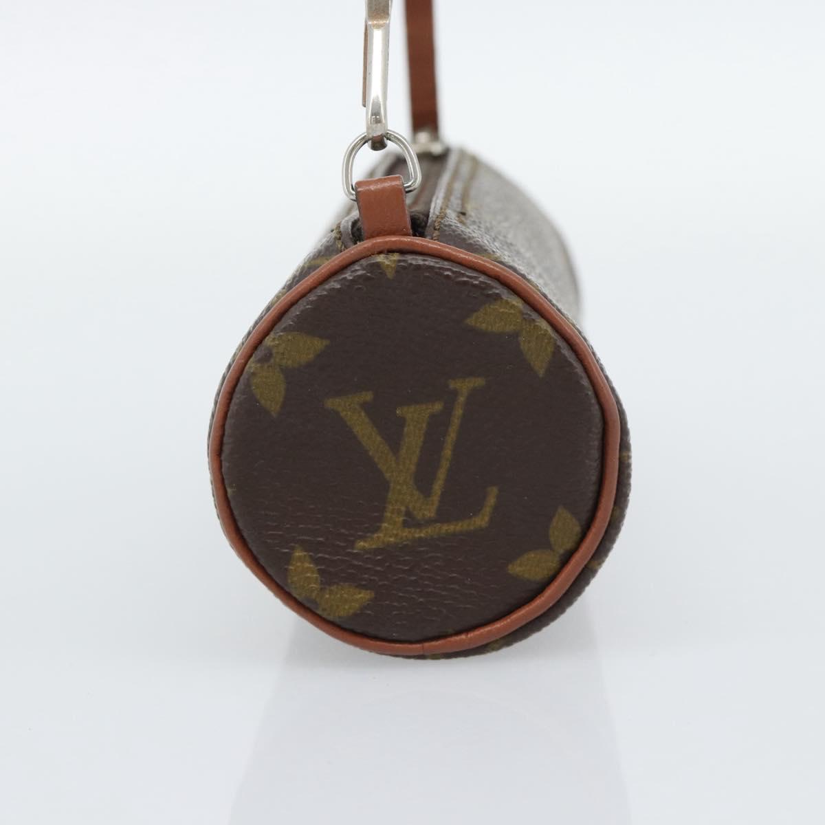 LOUIS VUITTON Monogram Papillon Pouch LV Auth bs36578