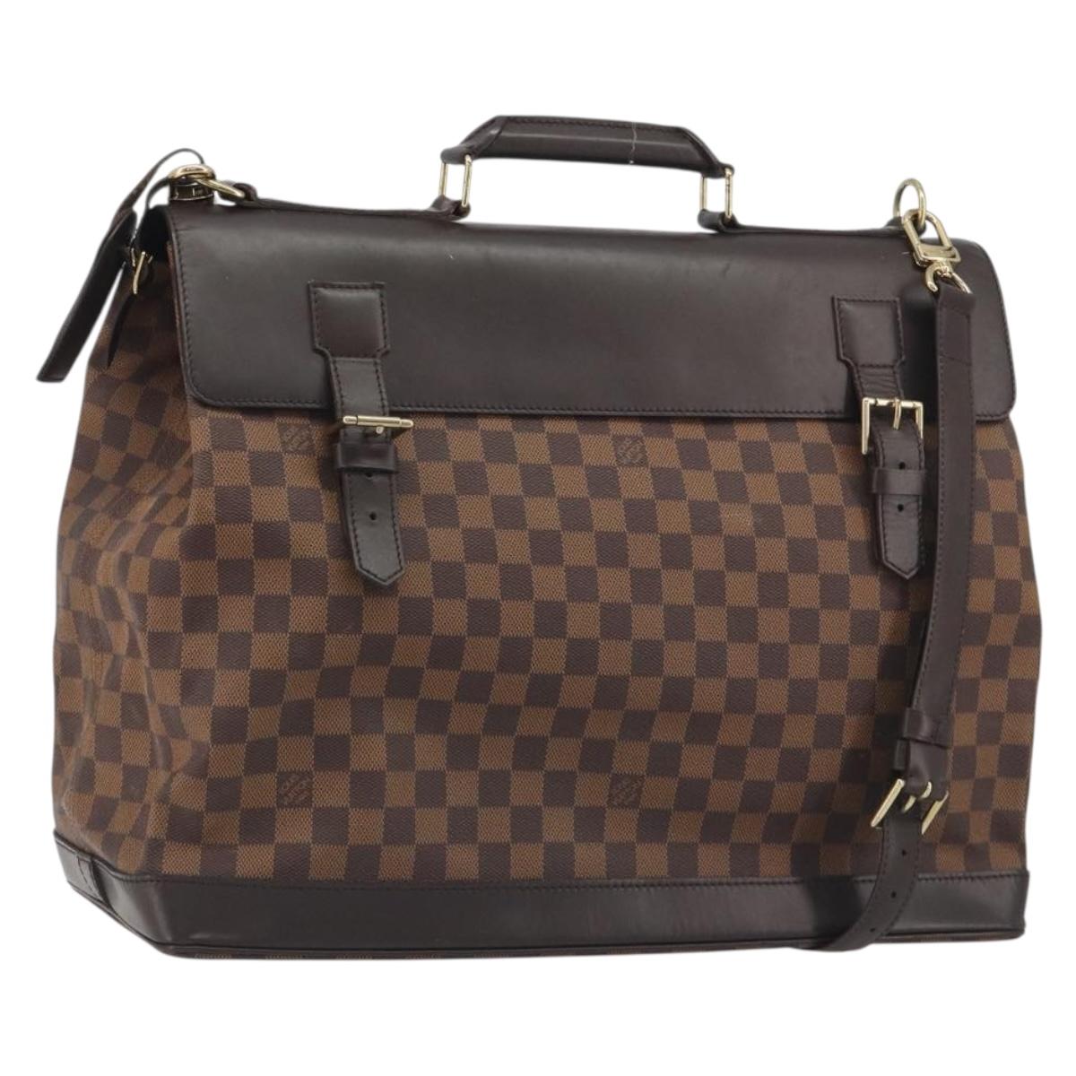 LOUIS VUITTON Damier Ebene West End PM Boston Bag 2way N41130 LV Auth bs36579A
