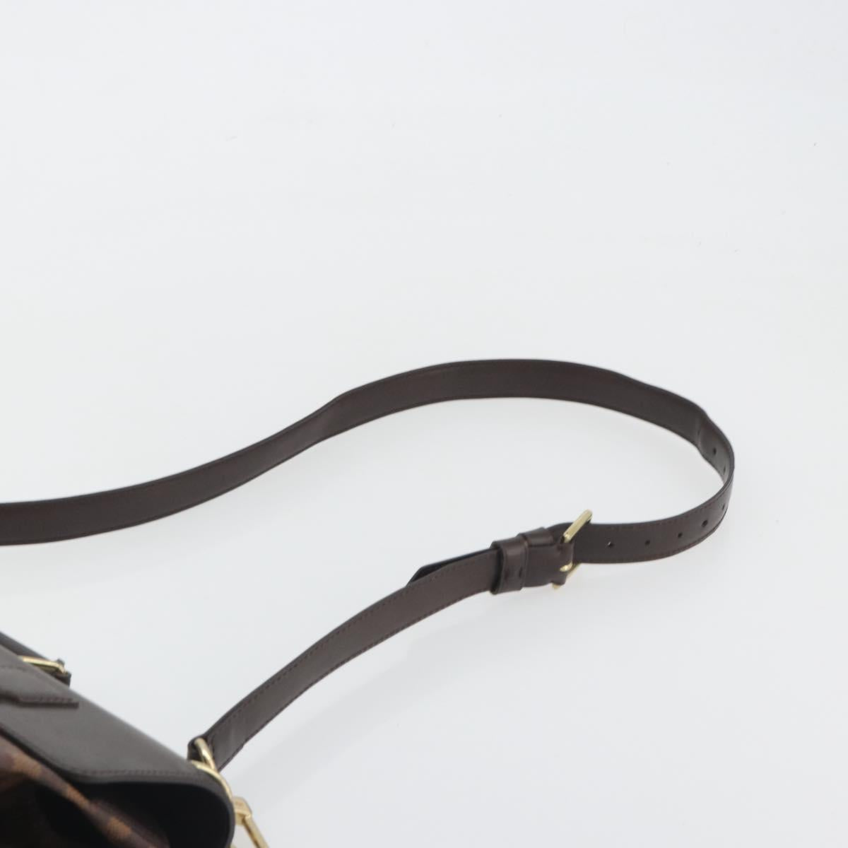 LOUIS VUITTON Damier Ebene West End PM Boston Bag 2way N41130 LV Auth bs36579A