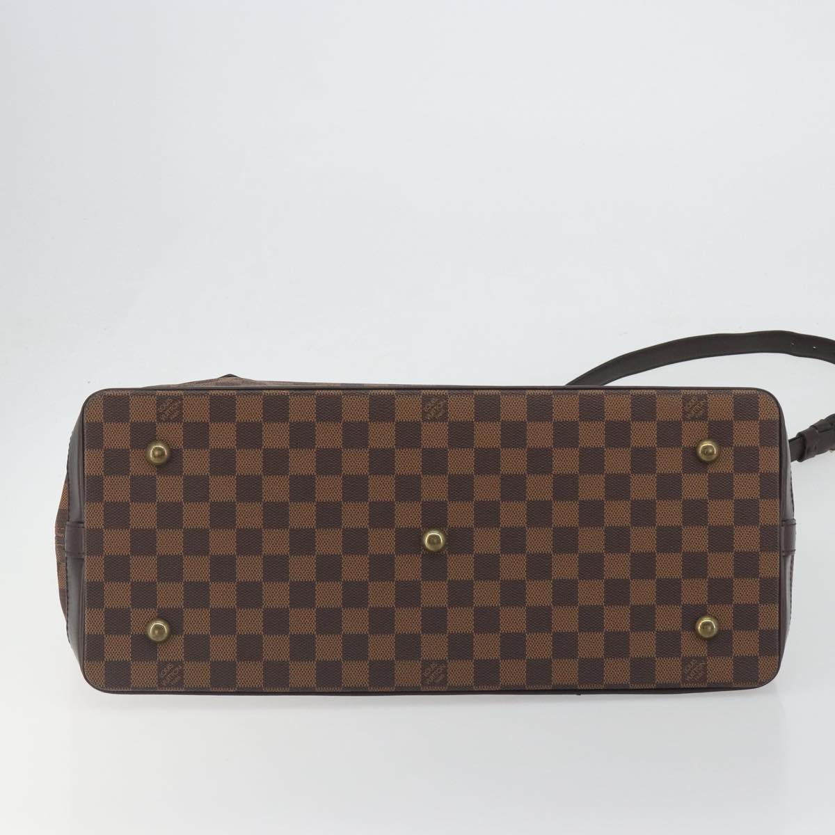 LOUIS VUITTON Damier Ebene West End PM Boston Bag 2way N41130 LV Auth bs36579A