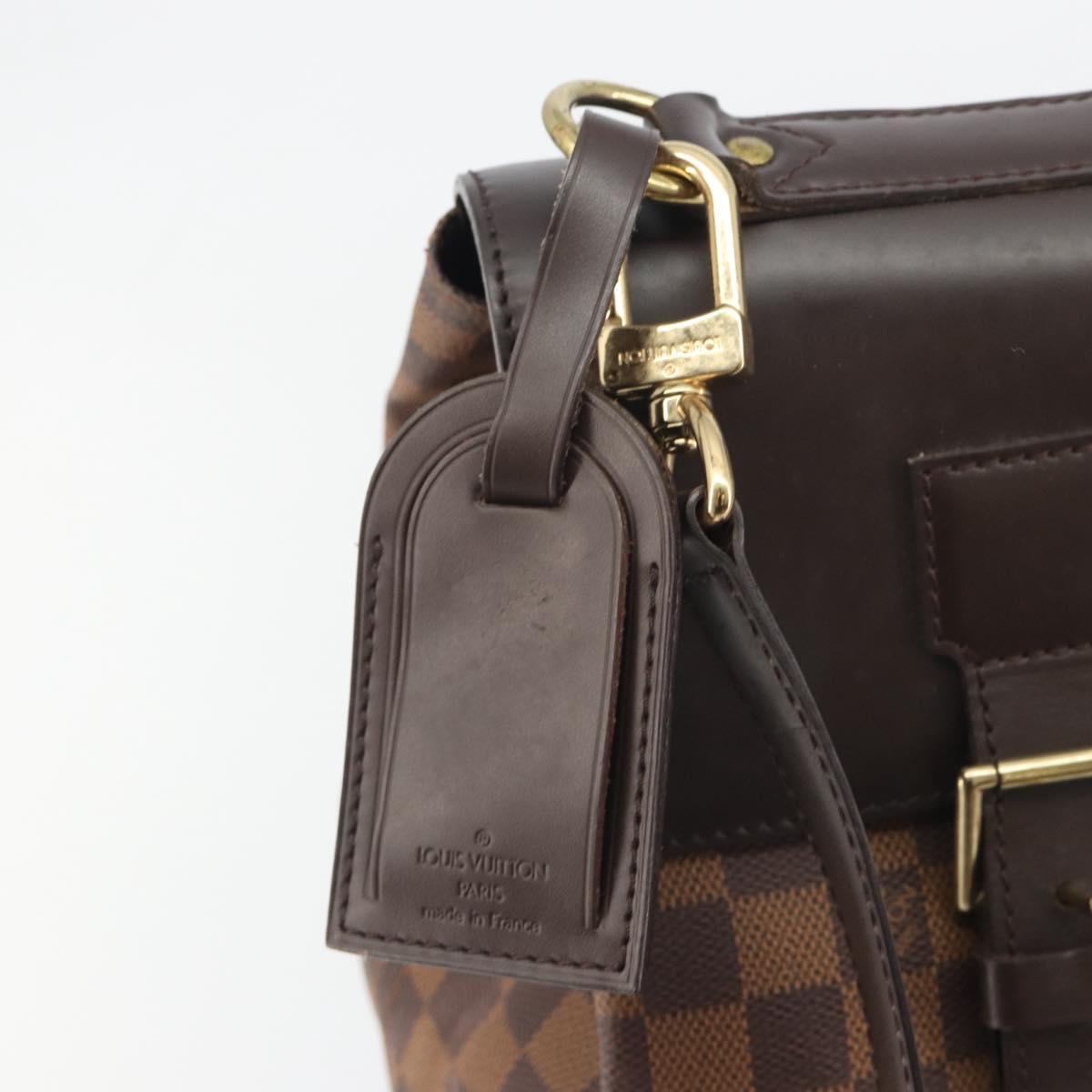 LOUIS VUITTON Damier Ebene West End PM Boston Bag 2way N41130 LV Auth bs36579A