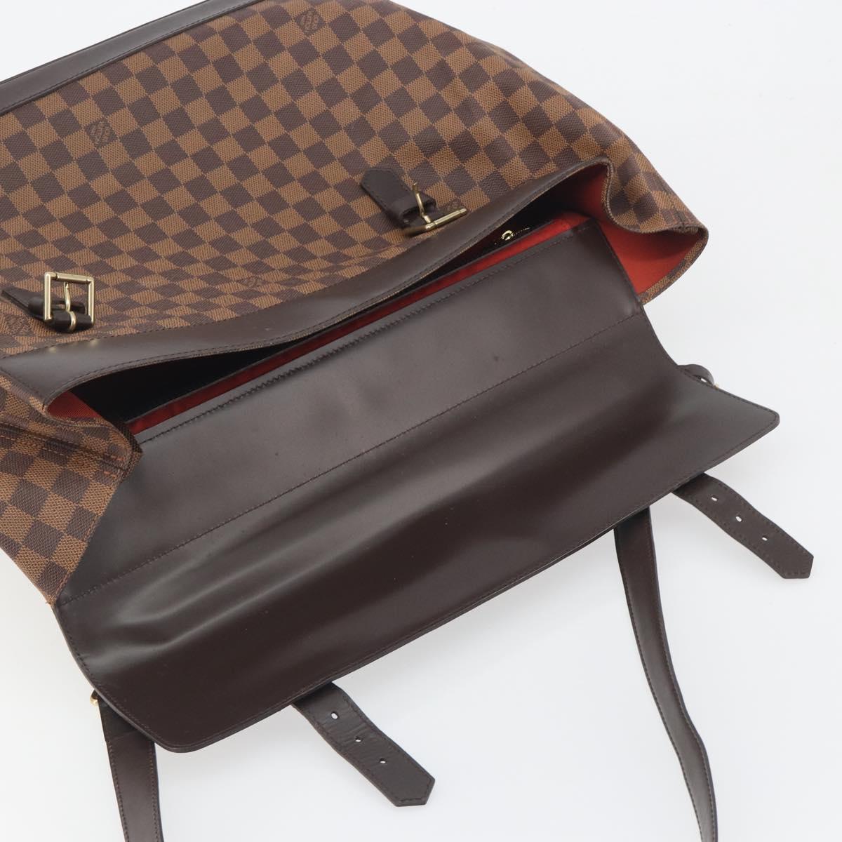 LOUIS VUITTON Damier Ebene West End PM Boston Bag 2way N41130 LV Auth bs36579A