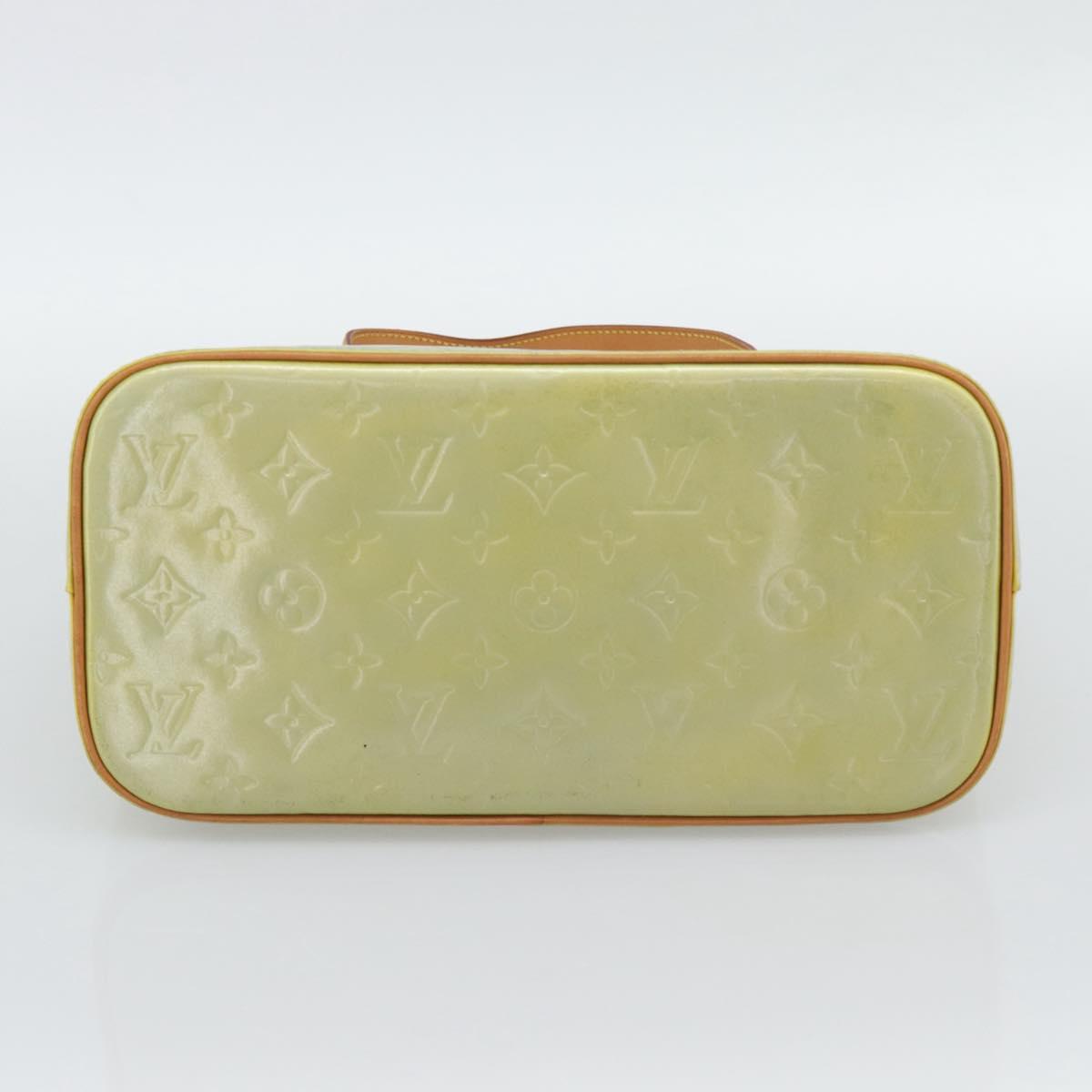 LOUIS VUITTON Monogram Vernis Houston Hand Bag Gris M91053 LV Auth bs36580