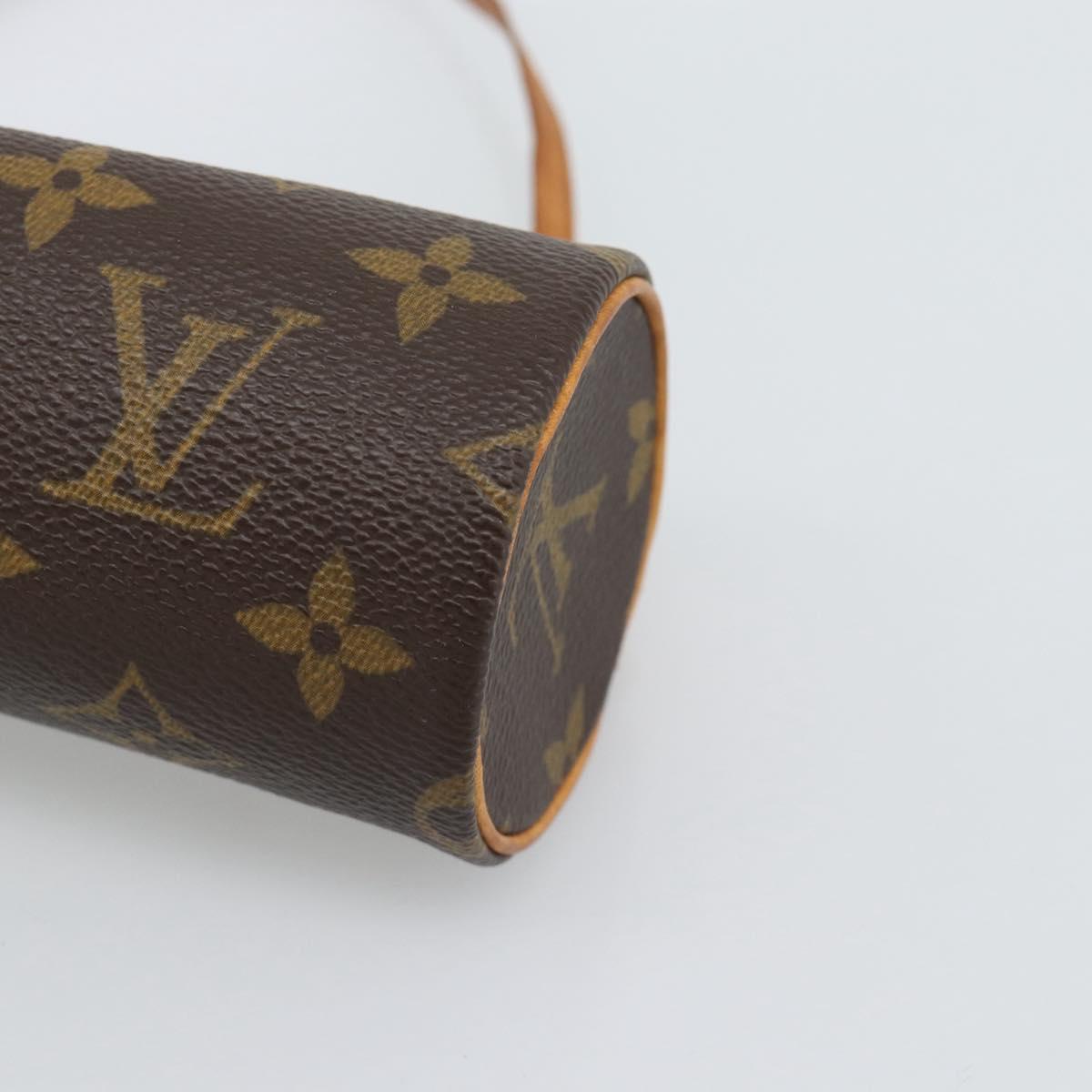 LOUIS VUITTON Monogram Papillon Pouch LV Auth bs36582