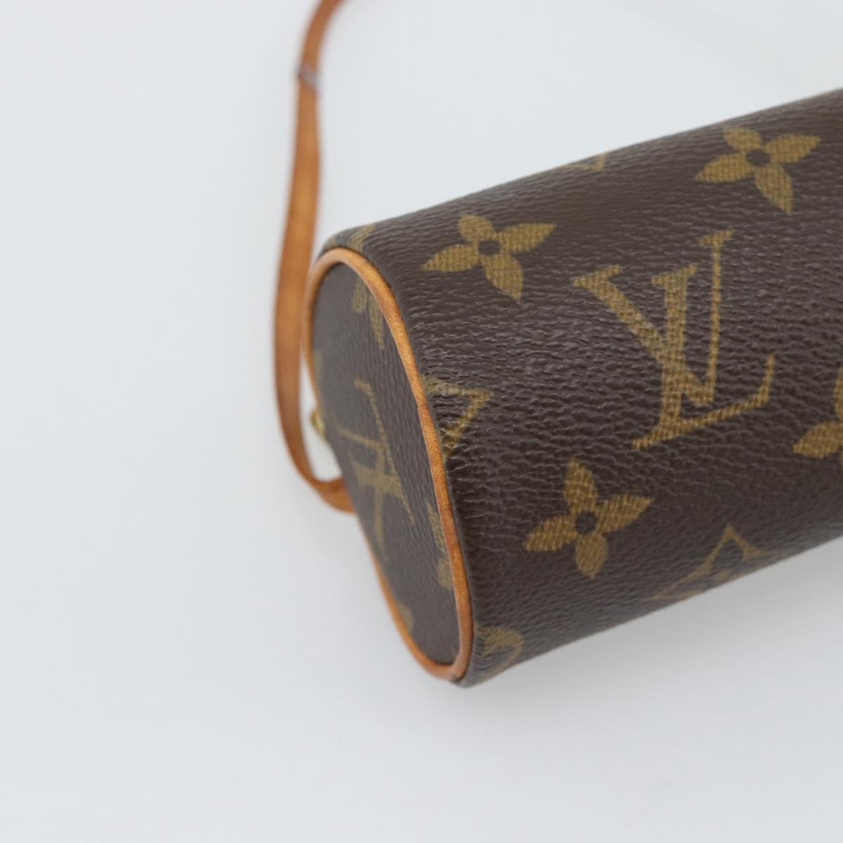 LOUIS VUITTON Monogram Papillon Pouch LV Auth bs36582