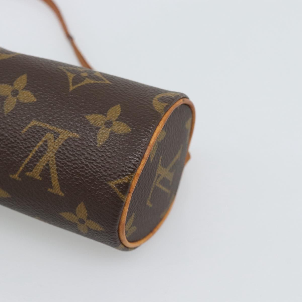 LOUIS VUITTON Monogram Papillon Pouch LV Auth bs36582