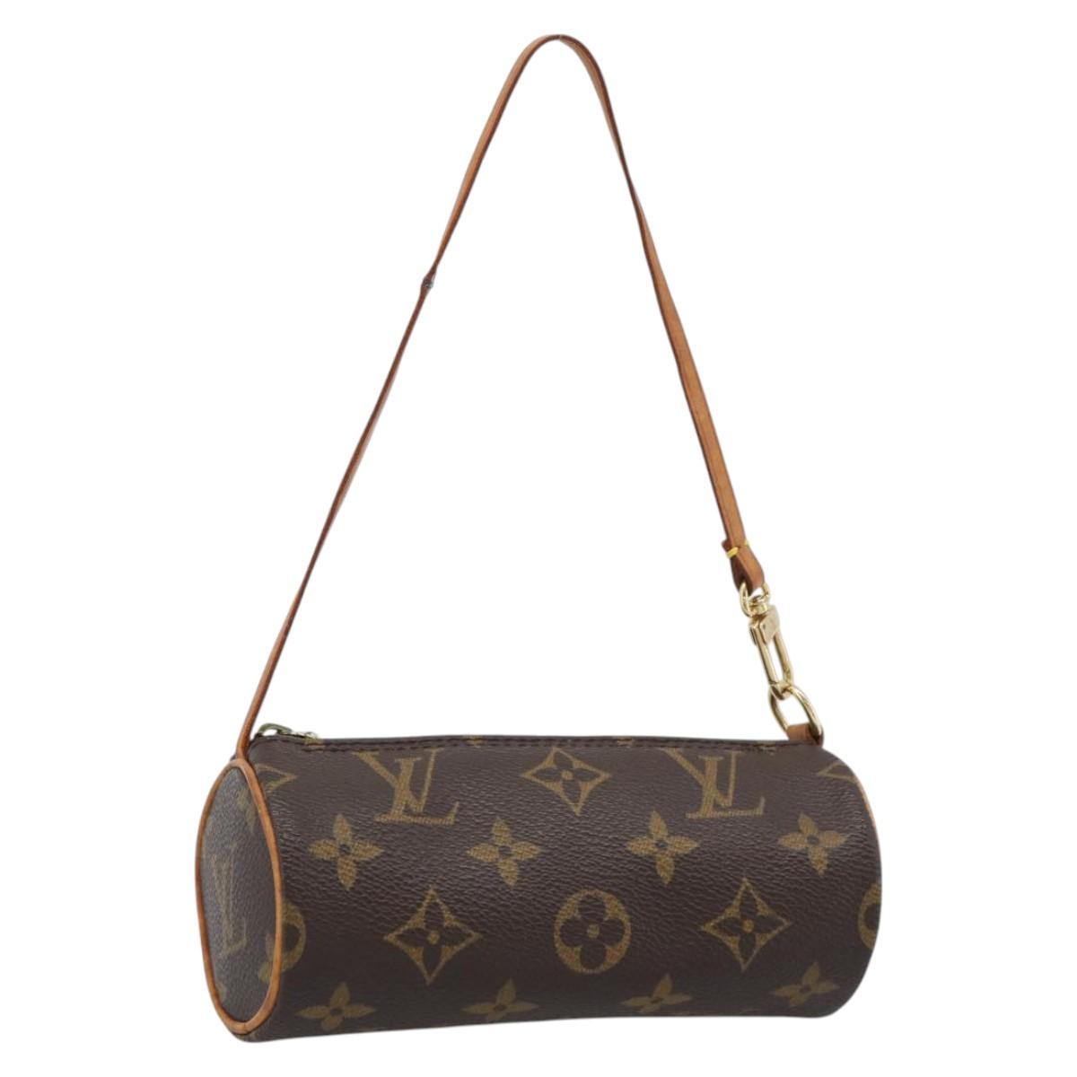 LOUIS VUITTON Monogram Papillon Pouch LV Auth bs36582