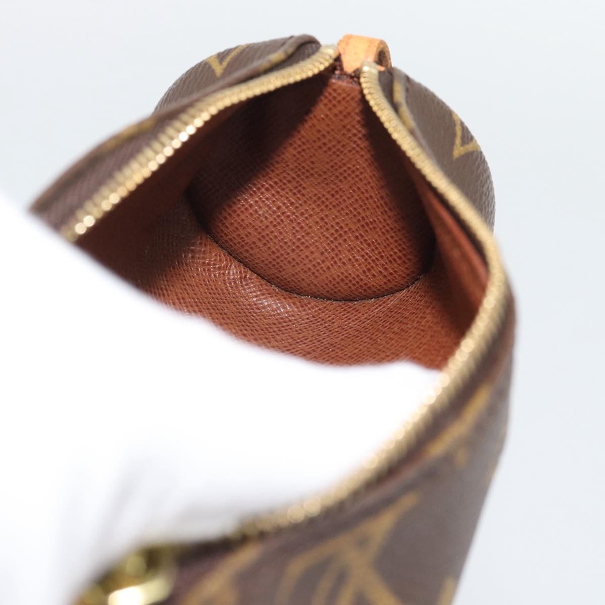 LOUIS VUITTON Monogram Papillon Pouch LV Auth bs36582
