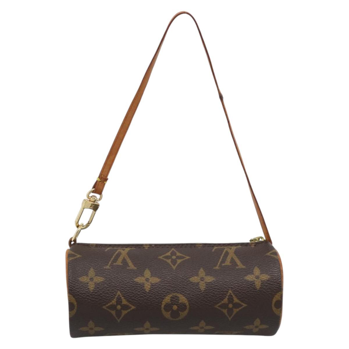LOUIS VUITTON Monogram Papillon Pouch LV Auth bs36582
