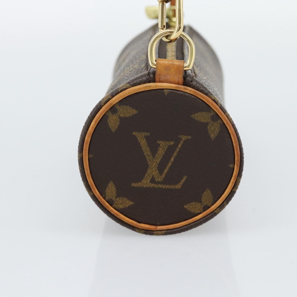 LOUIS VUITTON Monogram Papillon Pouch LV Auth bs36582