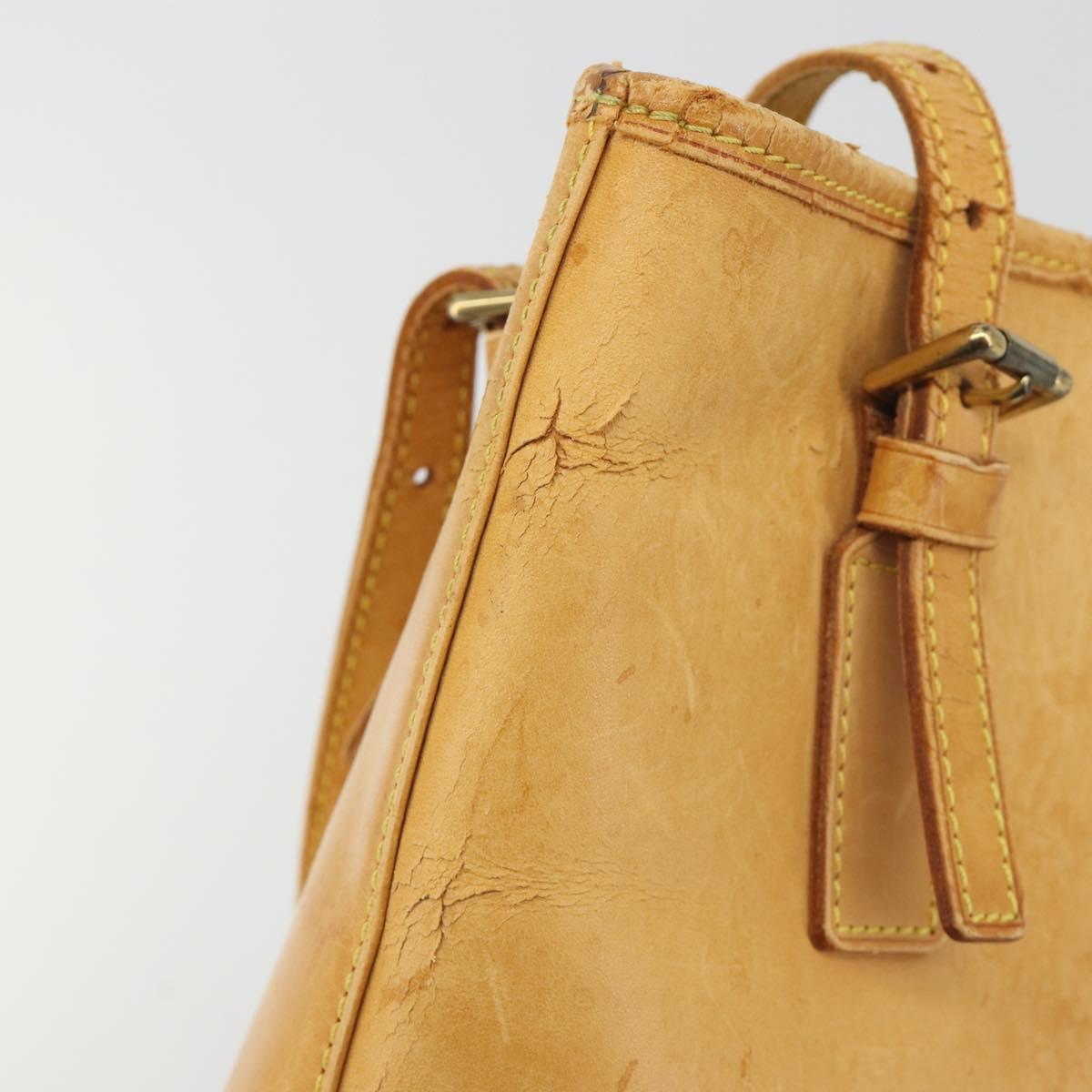 LOUIS VUITTON Nomad Male Ventiem Bag 20th anniversary Beige M99070 Auth bs36586